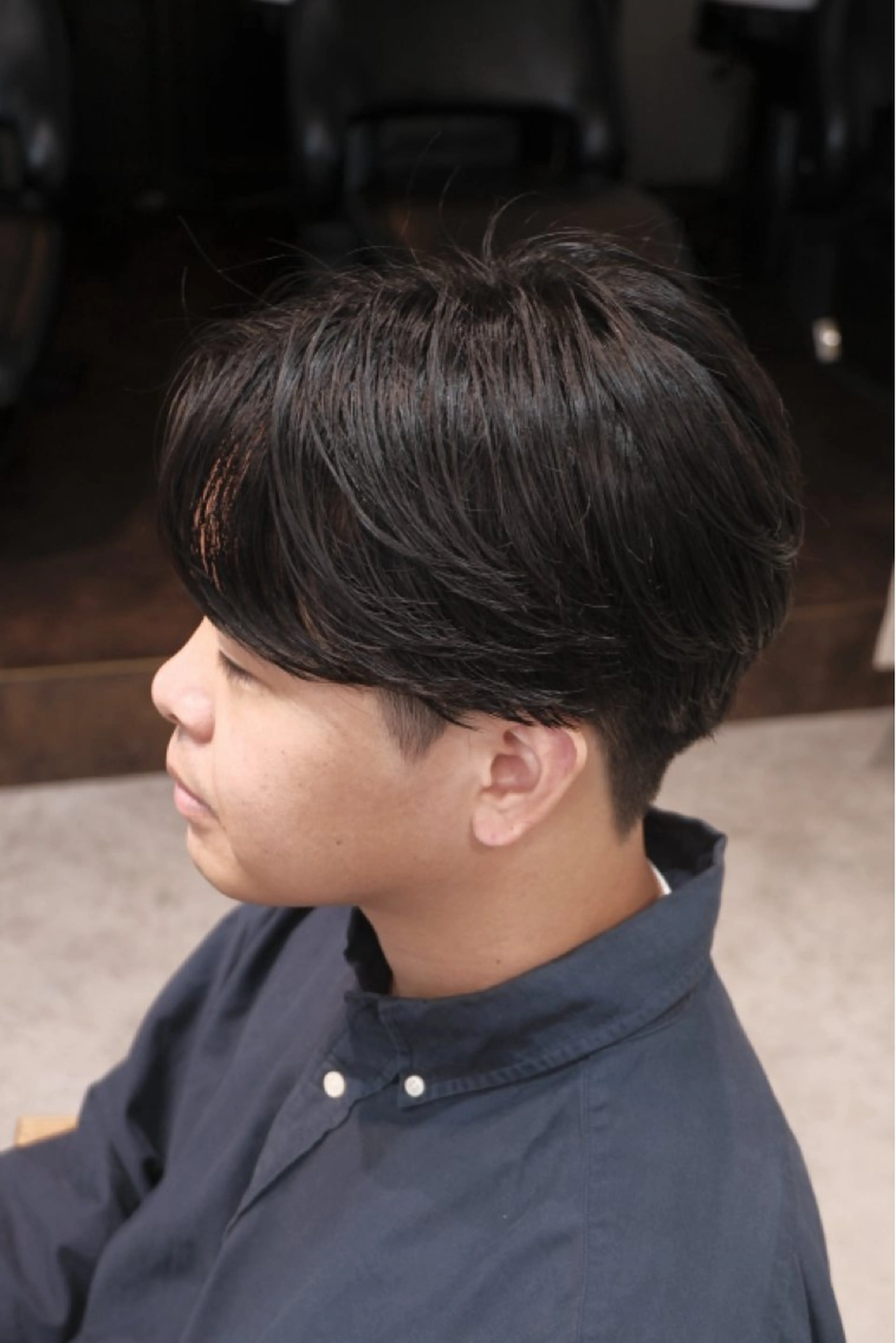 メンズ カット シャドウパーマ No.1うえちりくのヘアスタイル