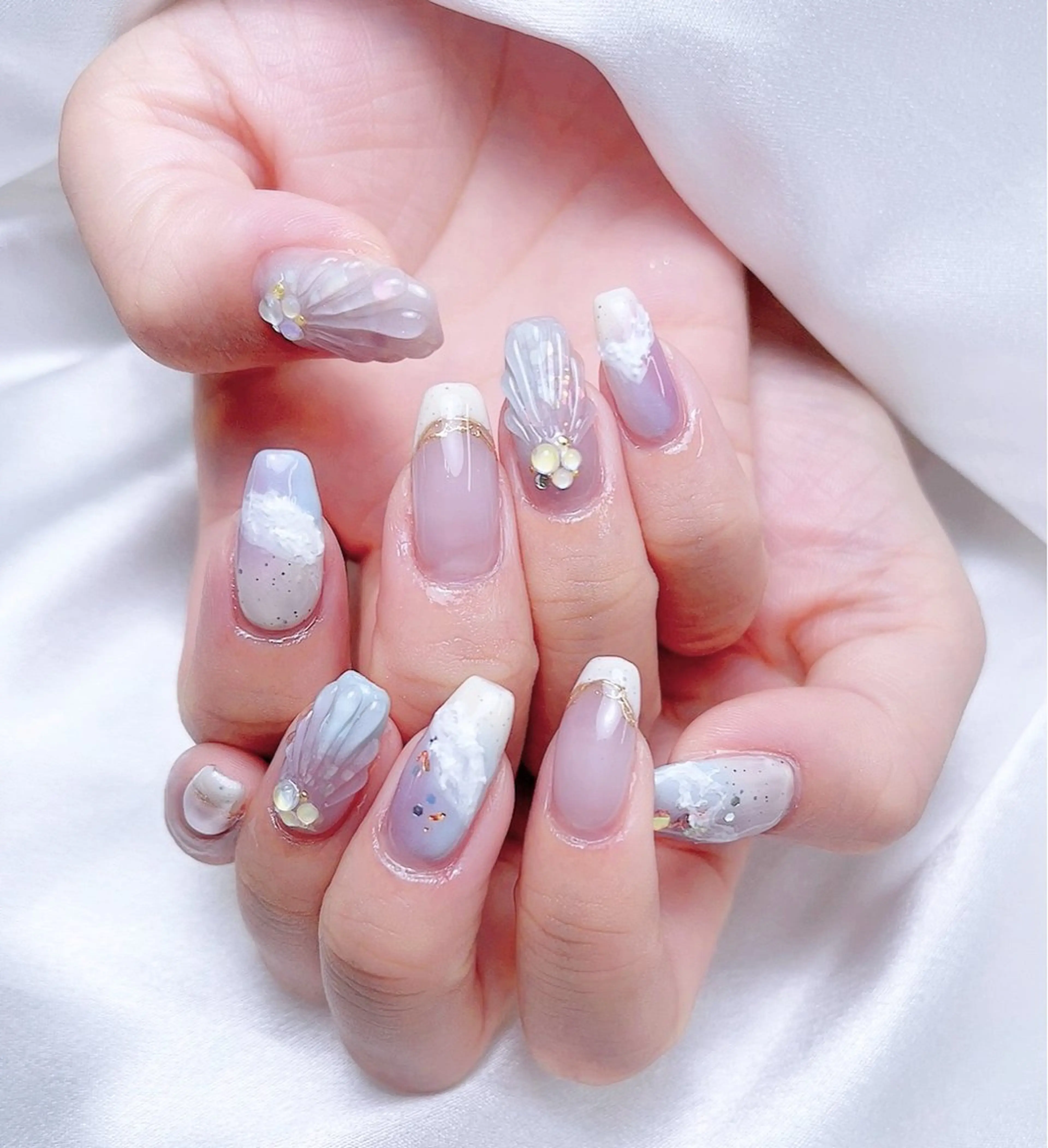 ネイル ハンドネイル ╹◡╹Mimoミモ Eye&Nailのマツエク・マツパデザイン