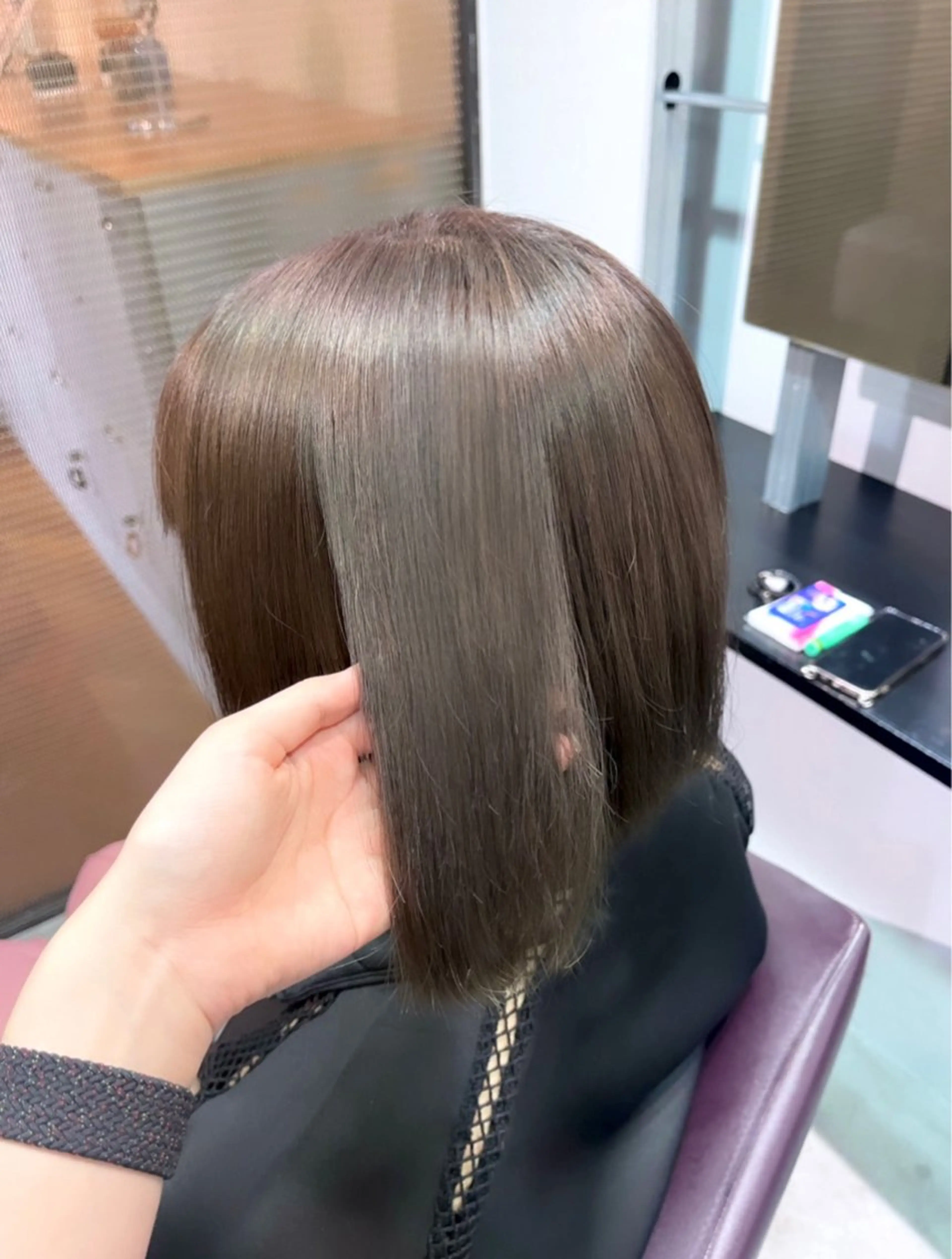 ショート カラー こまつ まりやのヘアスタイル