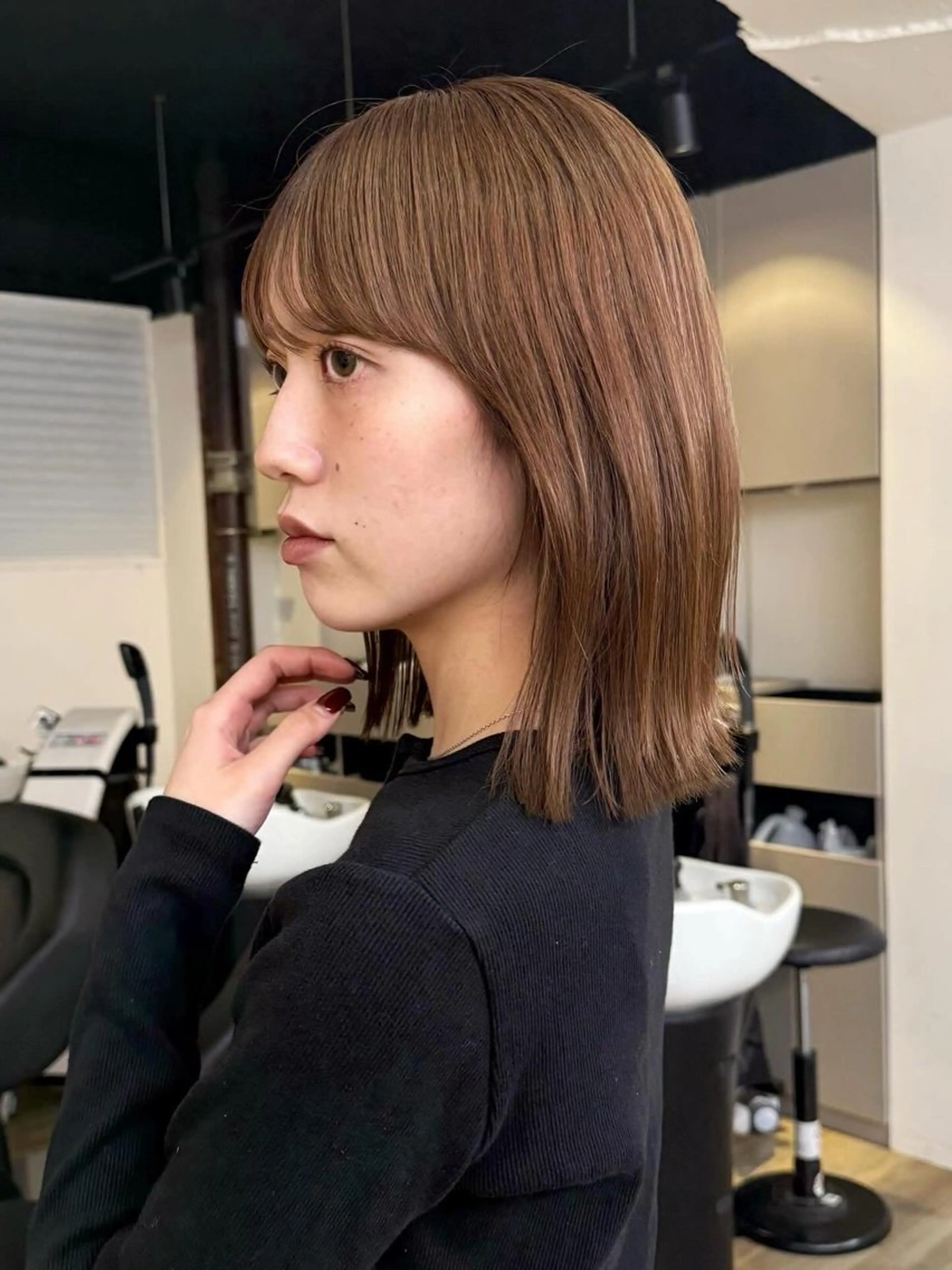 【柔らかい仕上がり&しっかりケア】🤍 straight perm + cut + 2step treatment 🤍の写真
