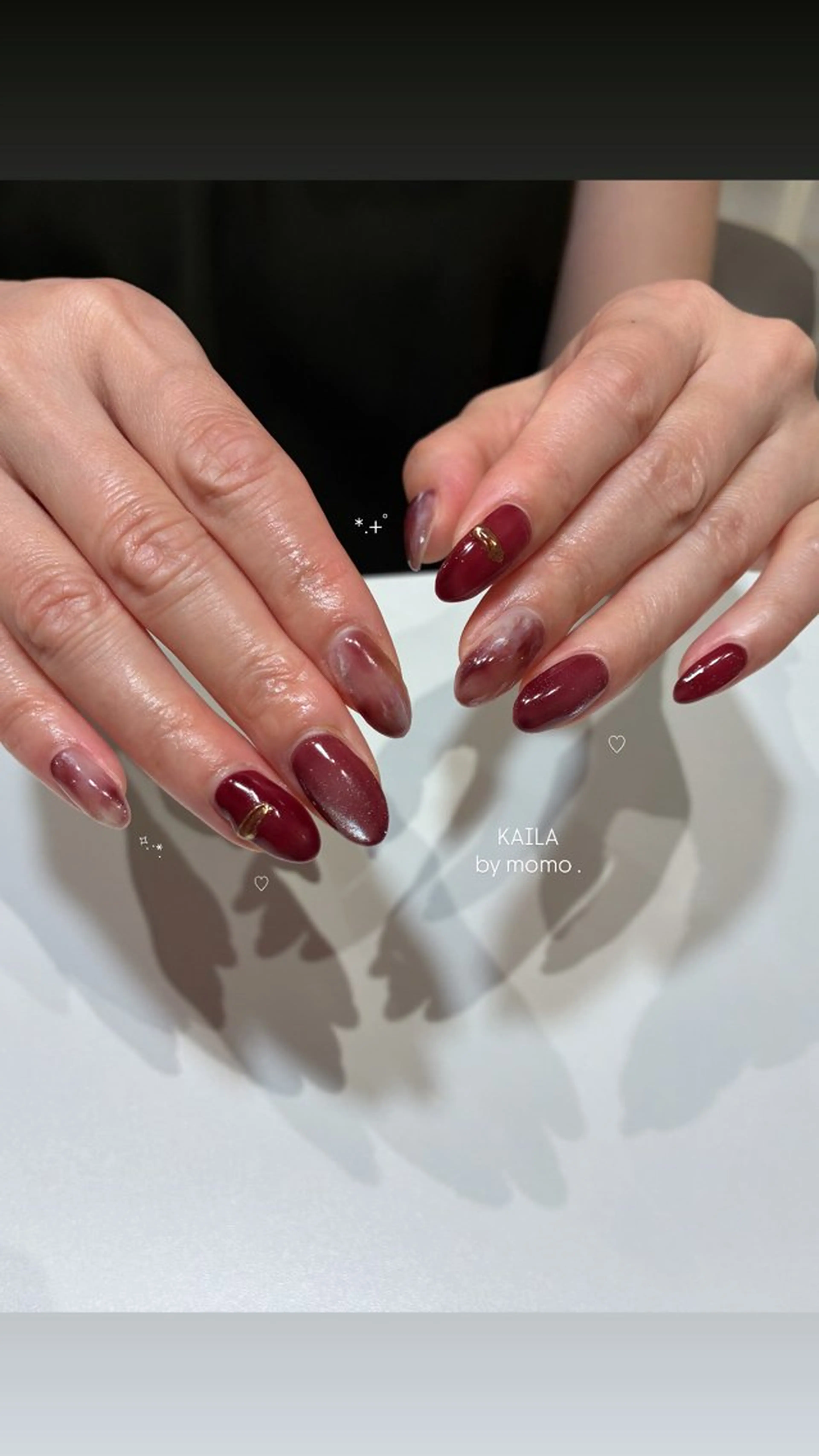 【ハンド】オフ込みパラジェル可・ジェルネイル持ち込みデザイン🩶の写真