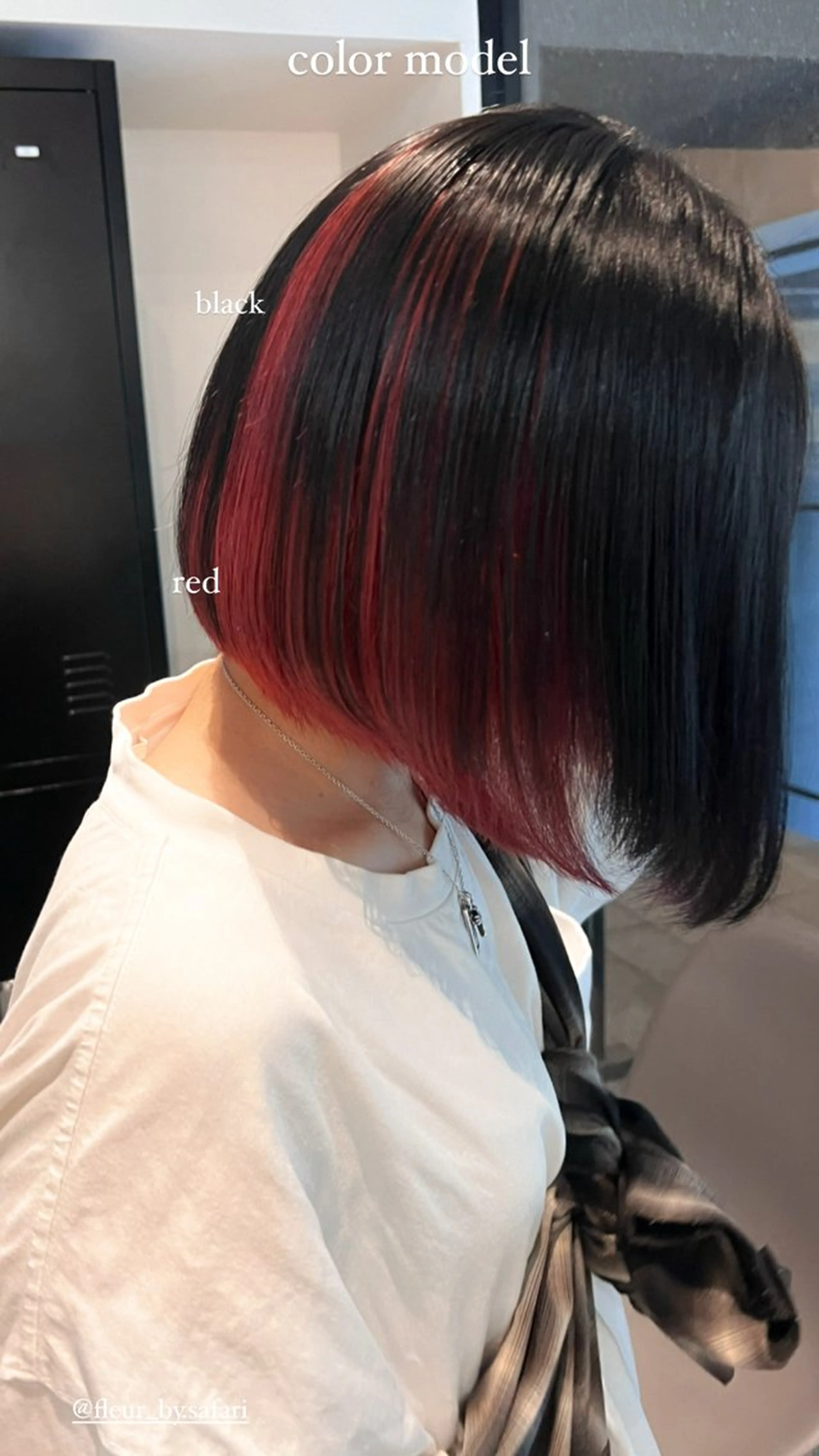 カラー デザインカラー インナーカラー ヘアカラー saki/メンズパー マ・デザインカラーのヘアスタイル