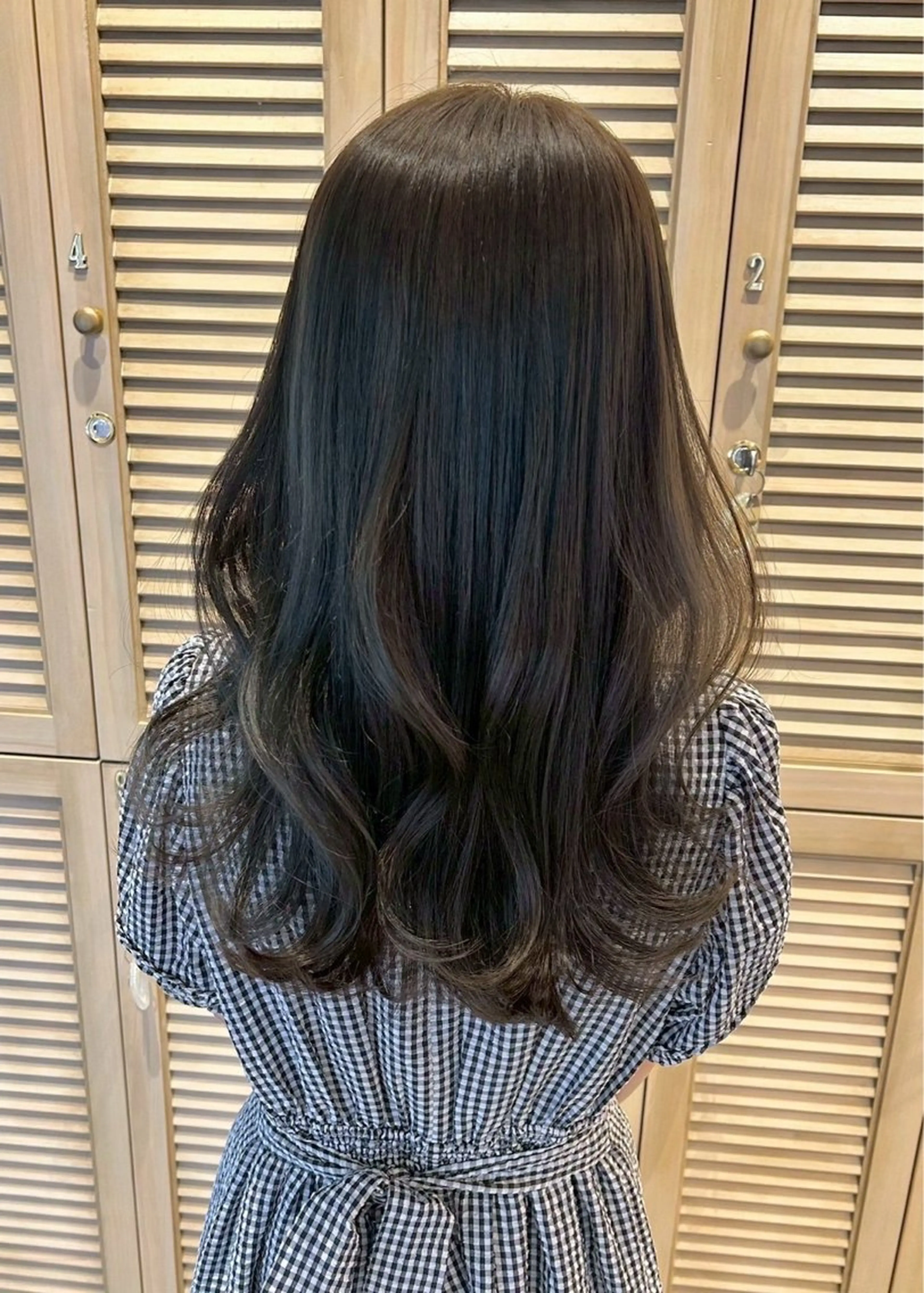 セミロング カラー パーマ ヘアアレンジ サナ / elto四条烏丸のヘアスタイル