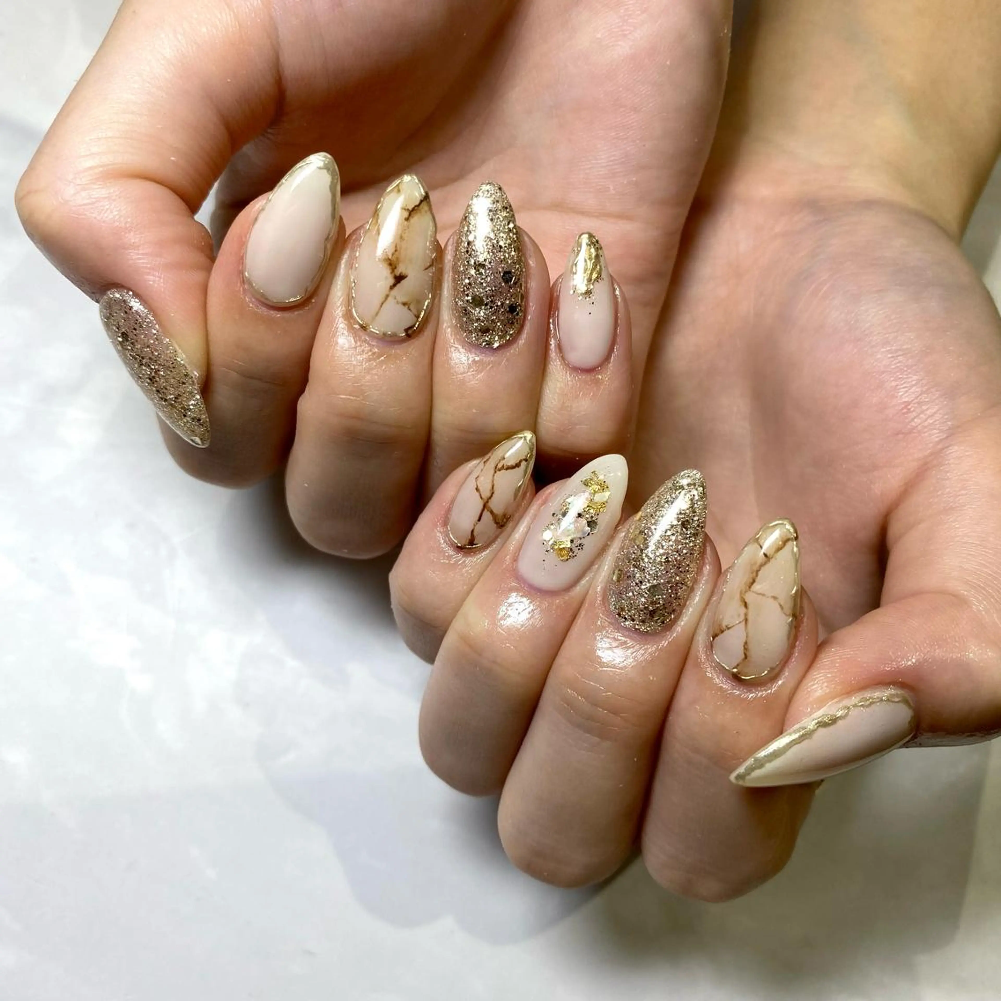 ネイル ハンドネイル L'ecrin所属・L'ecrin 田中のネイルデザイン