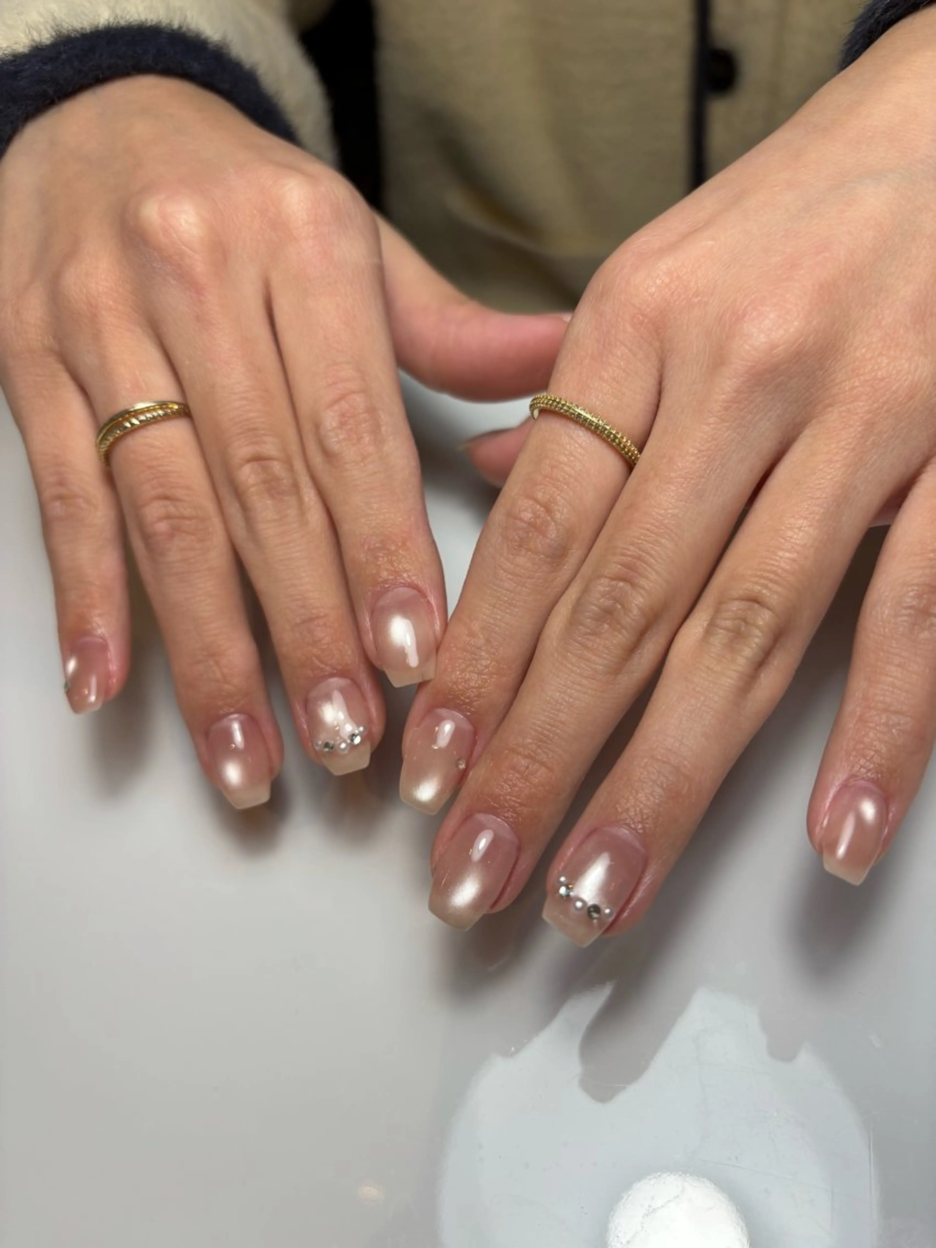 ネイル ストーンネイル ハンドネイル Ballie/ Mizukiのネイルデザイン