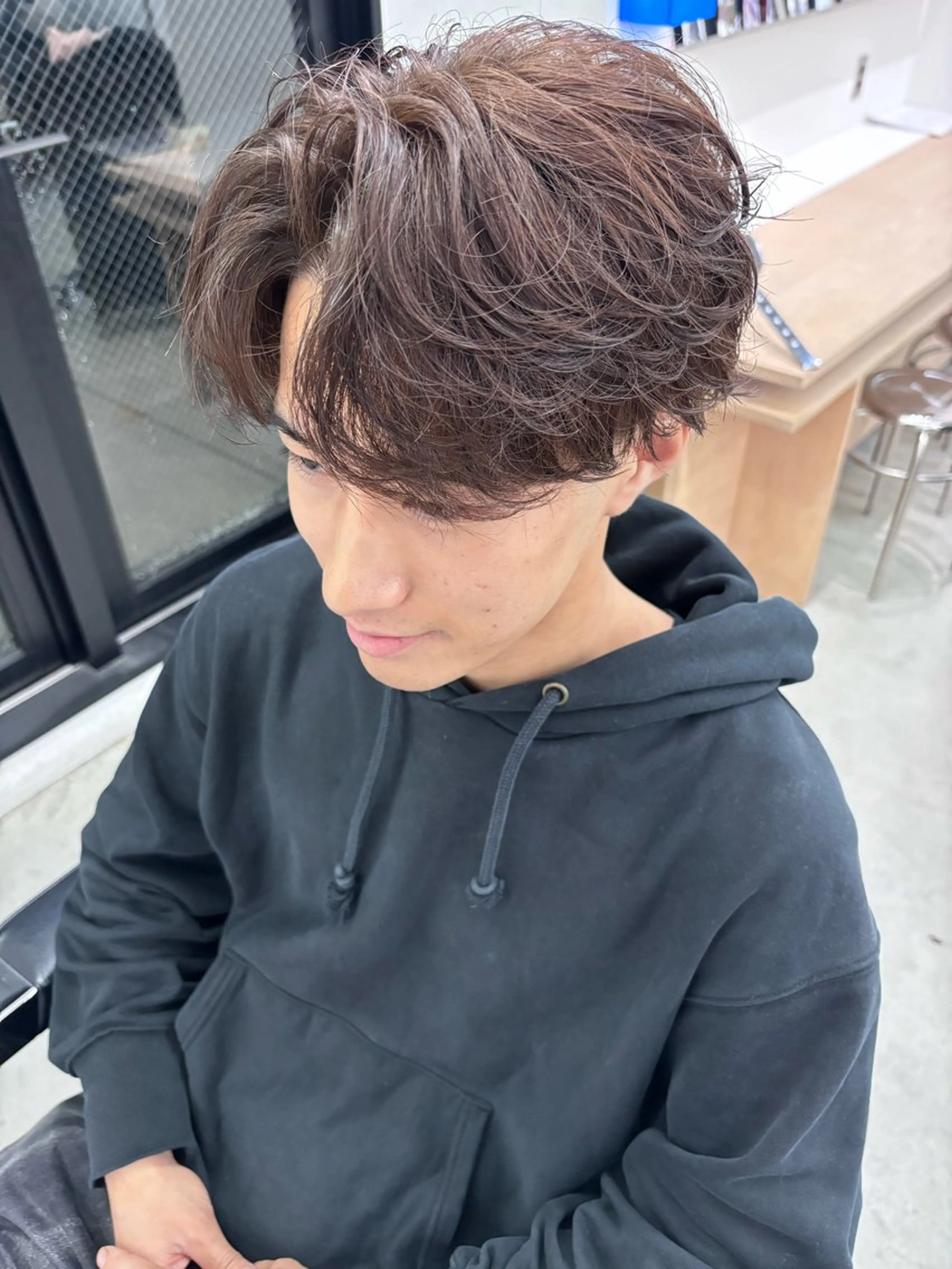 パーマ メンズ カット パーマ トリートメント 土岐 仁/メンズ専門 パーマ特化美容師🌀のヘアスタイル