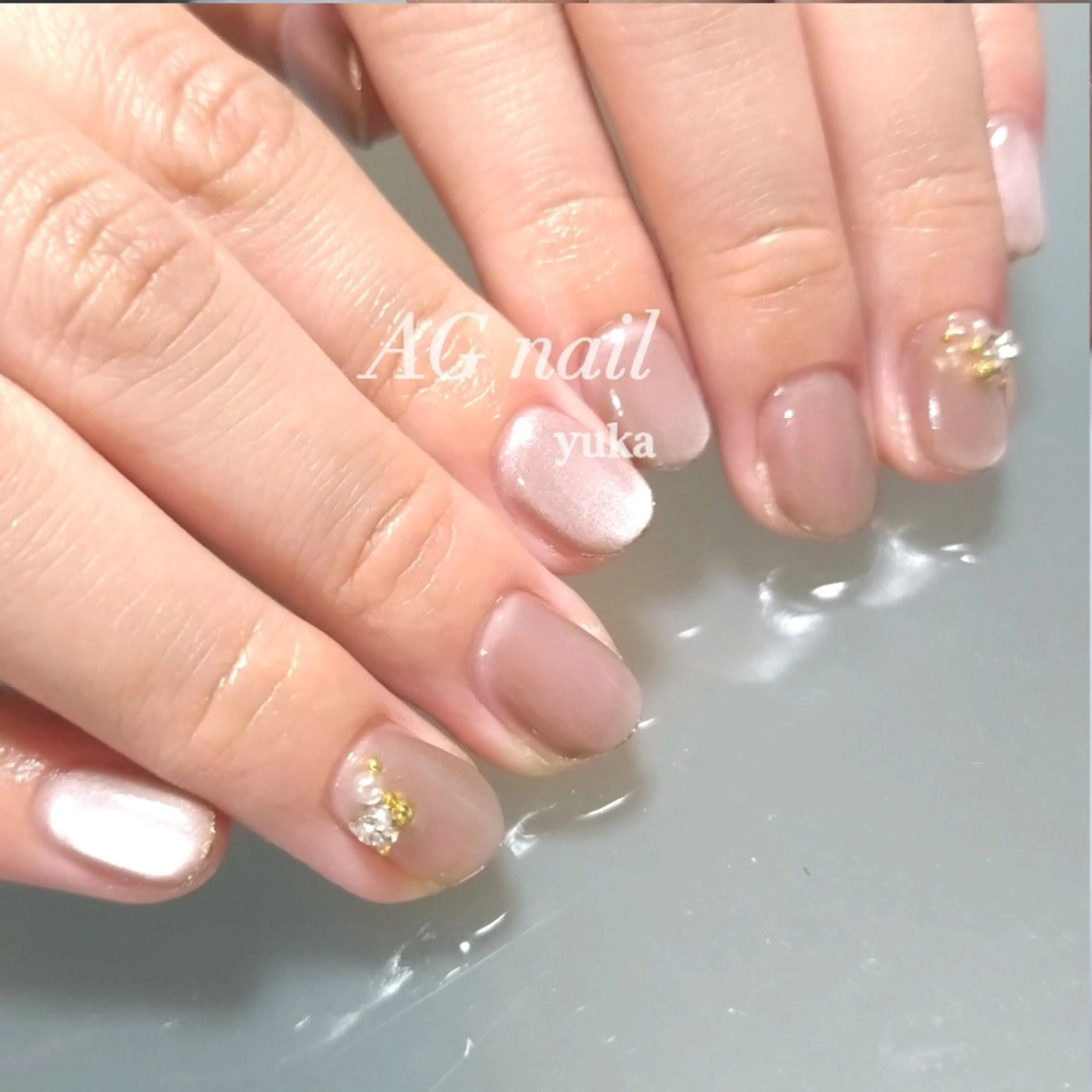 ネイル ハンドネイル AGnail 富永  /オフ込みフィルインのネイルデザイン