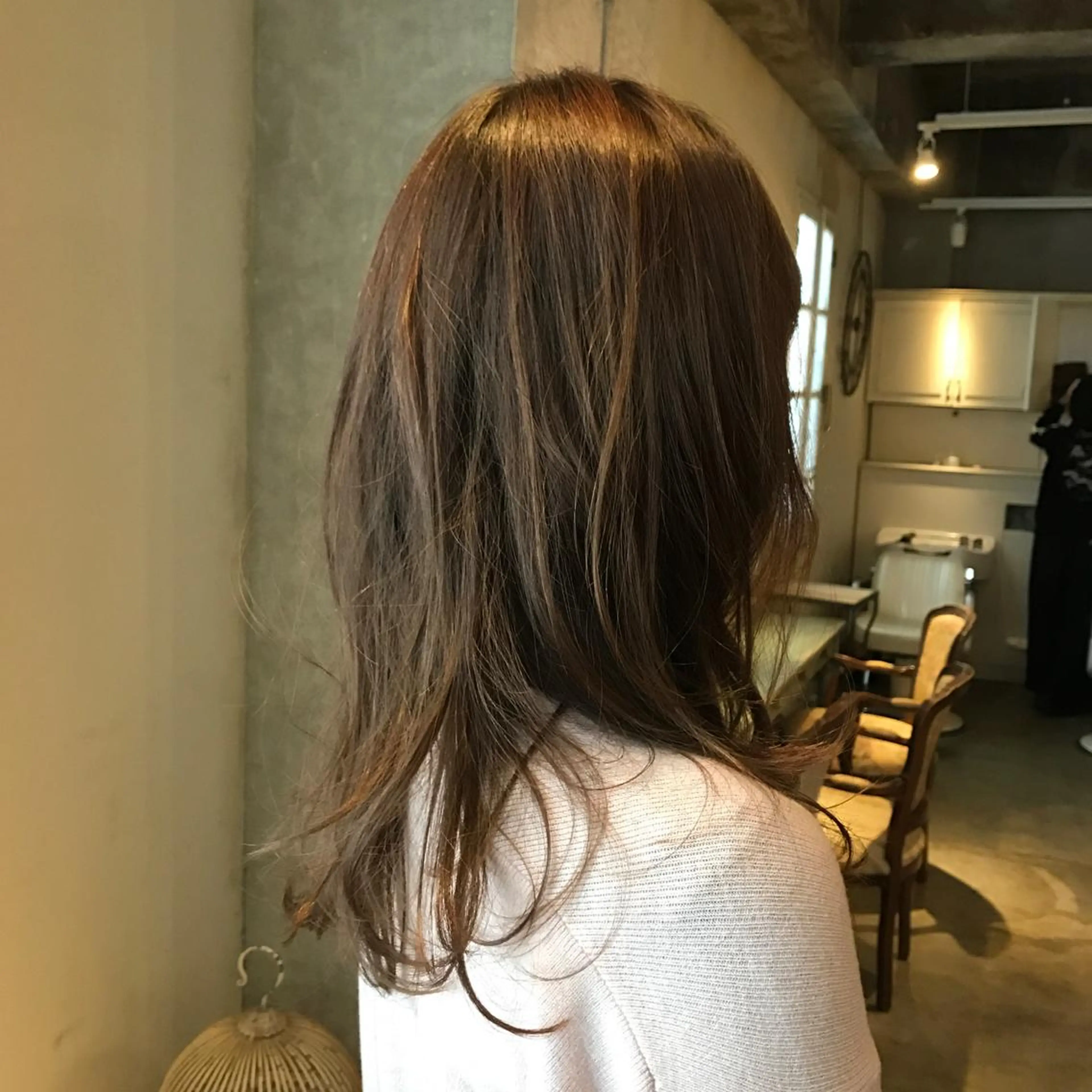 ロング アッシュ こう ちゃんのヘアスタイル