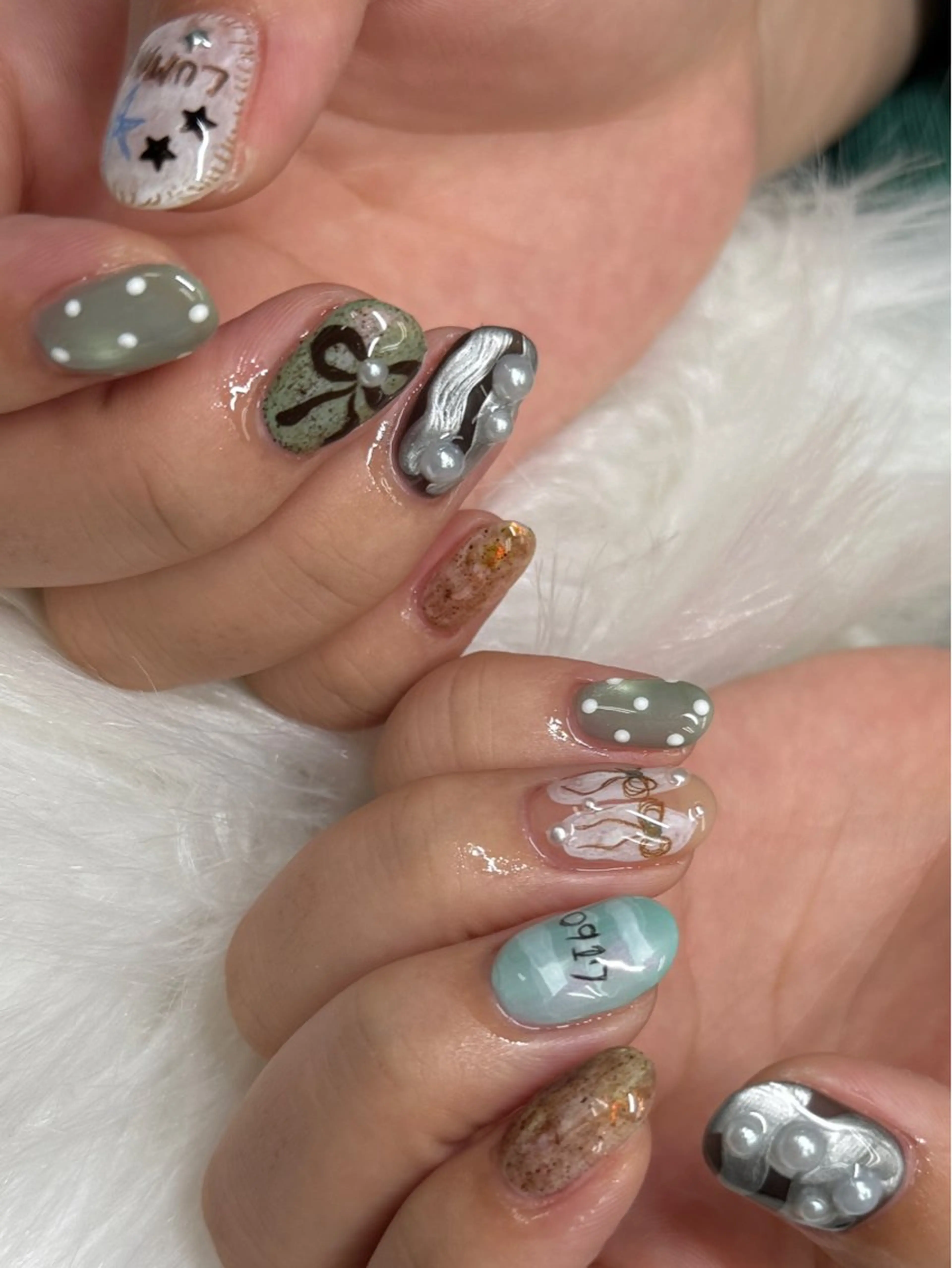 ネイル ハンドネイル niconail 🧣ayu 📍烏山のネイルデザイン
