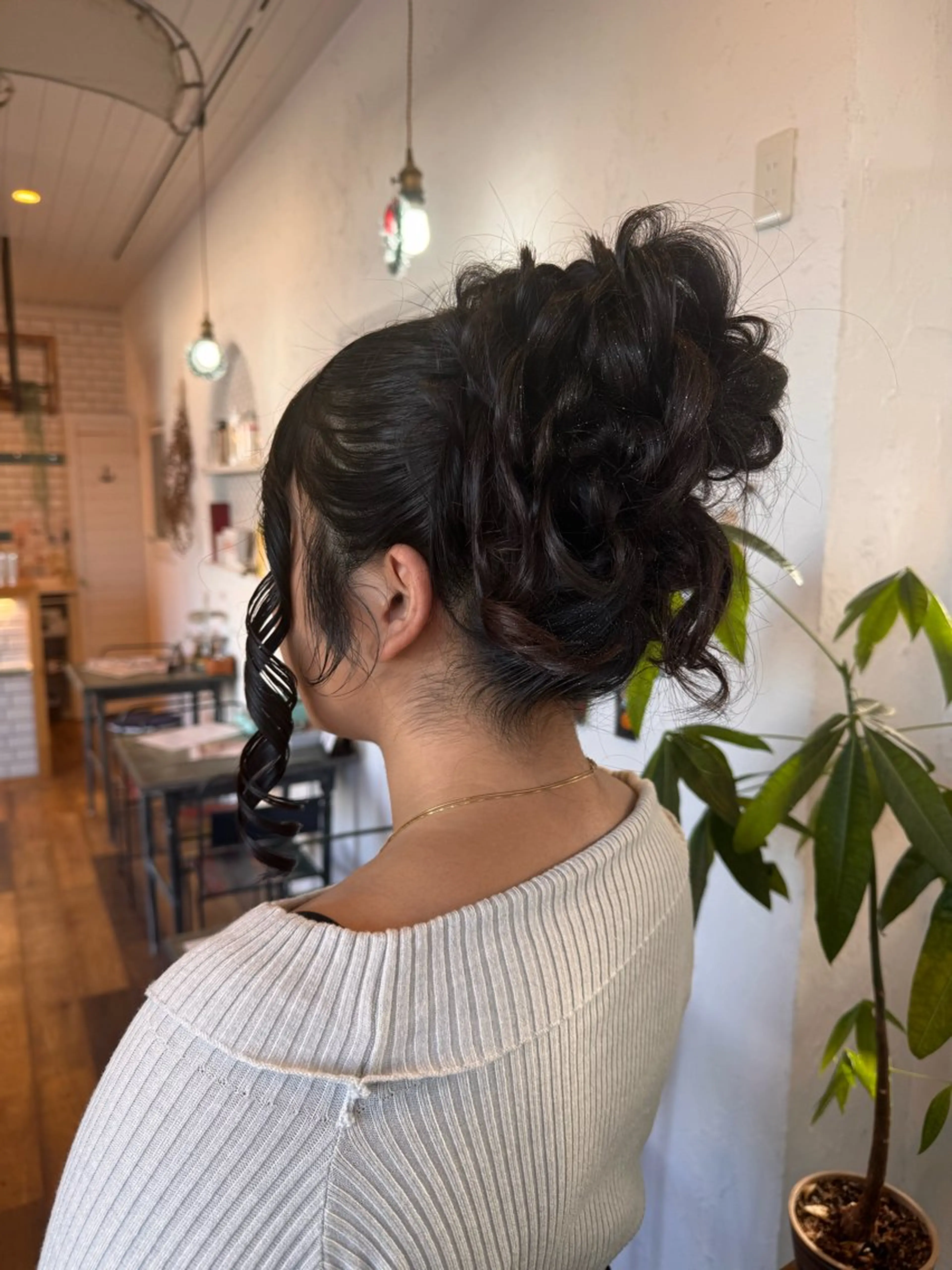 ヘアアレンジ ヘアセット 🌸小掛🌸 豊橋外国人風カラーのヘアスタイル