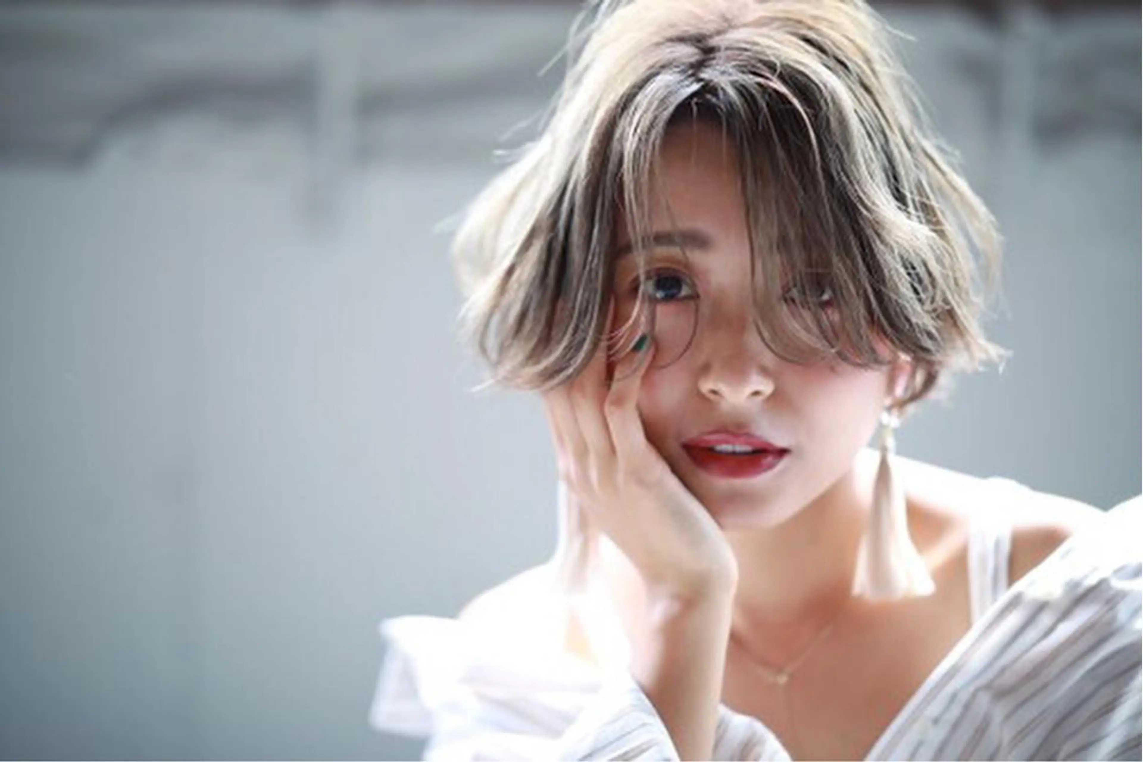 ショート カラー ショートヘア トリートメント 💈LuTa💈_ 公式_NewOpenのヘアスタイル