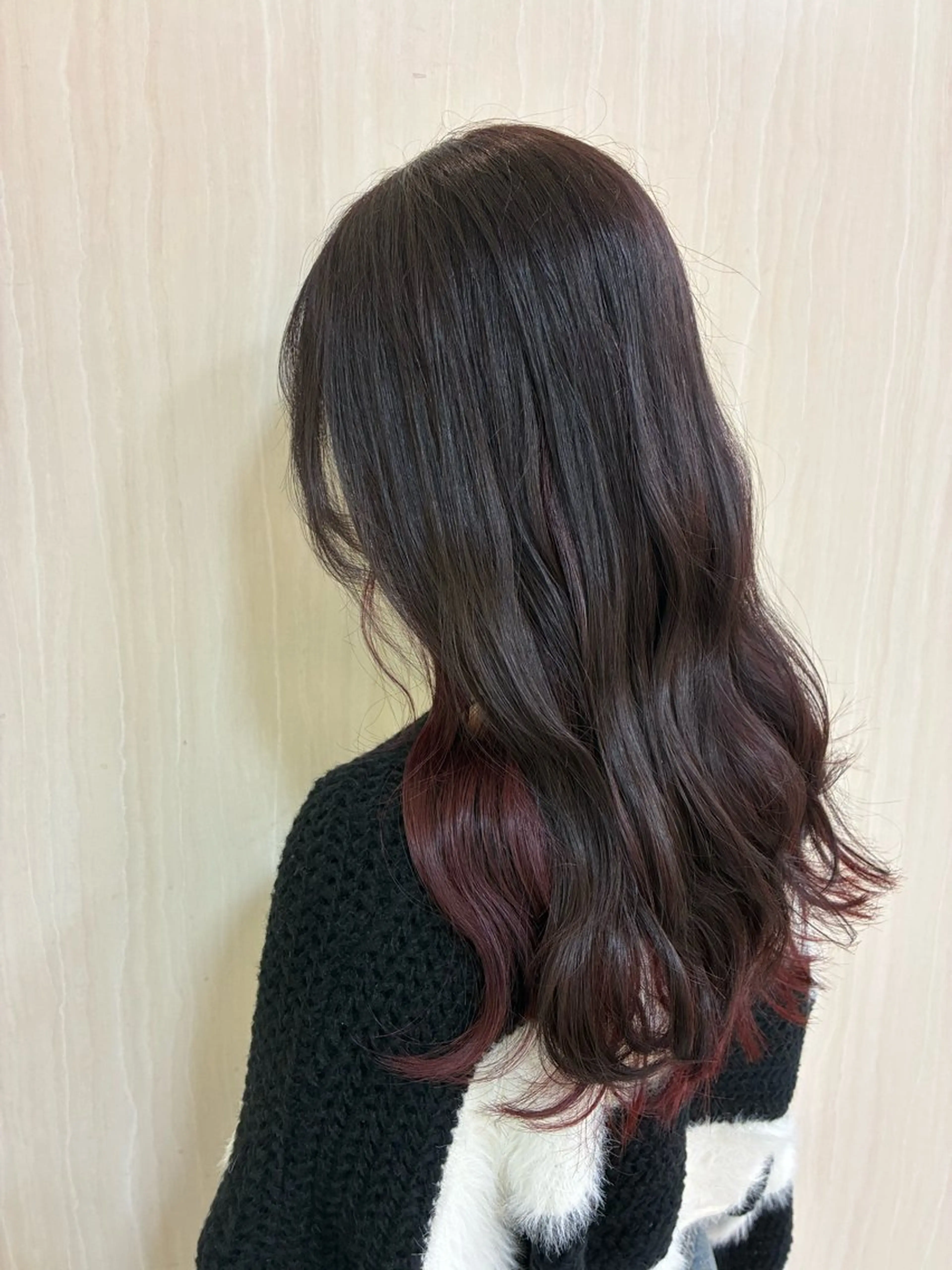 ロング ヘアカラー 齋藤 多美のヘアスタイル