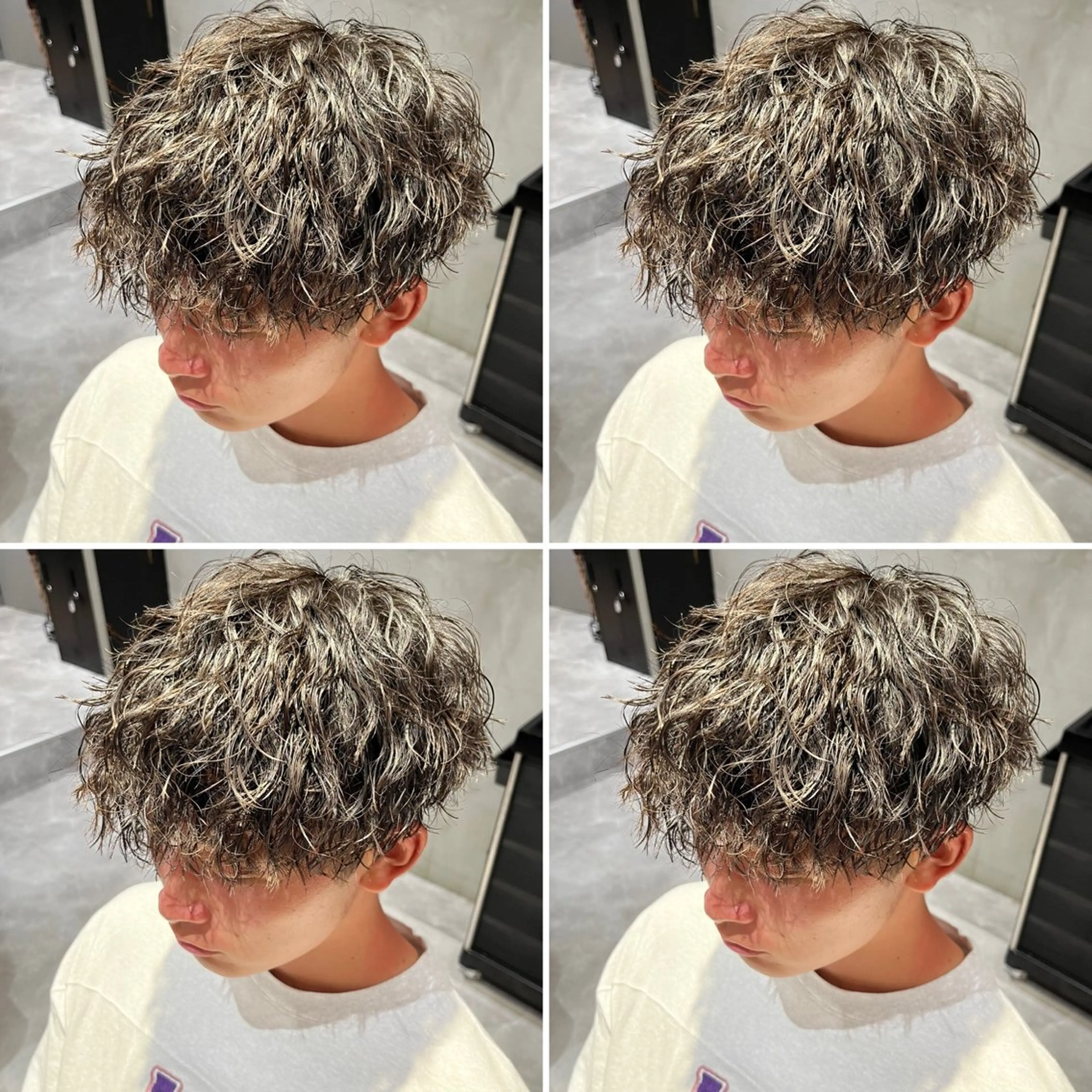 パーマ メンズ カット パーマ トリートメント ヘアセット 💈メンズパーマ特化 店長望月謙二郎💈のヘアスタイル