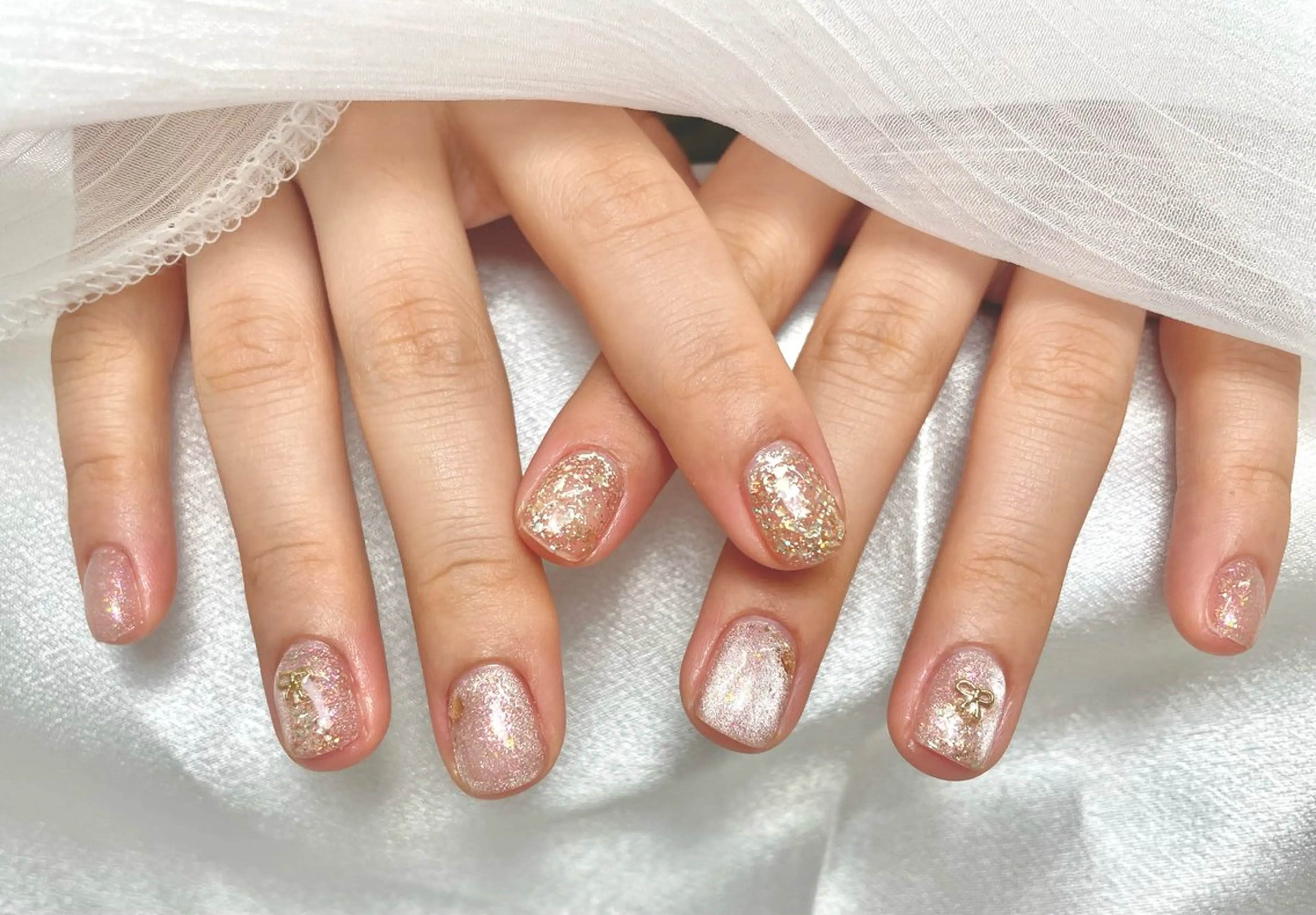 ネイル シンプルネイル 夏 目のネイルデザイン