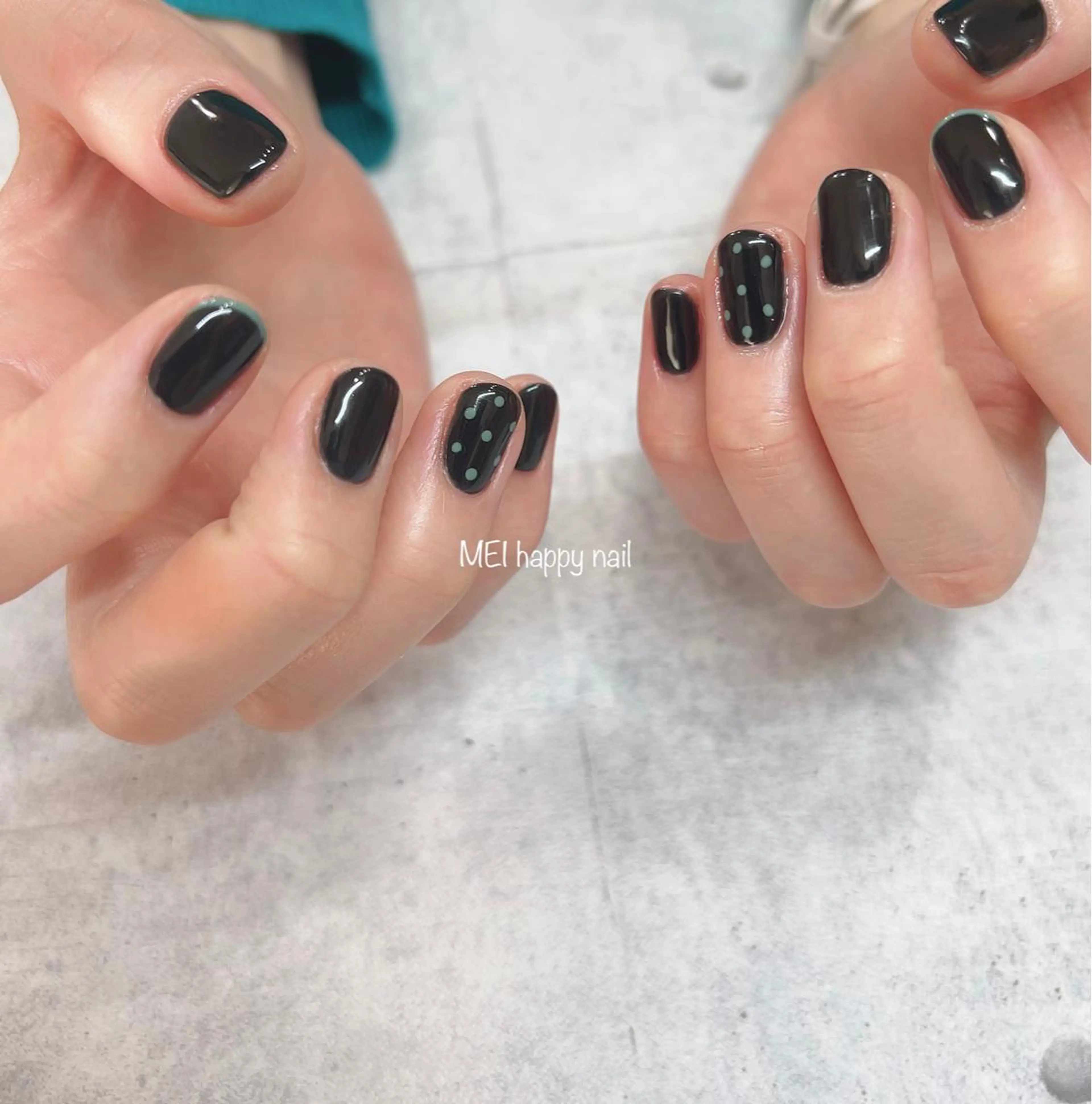 ネイル 北浦和 自爪育成ケアのネイルデザイン