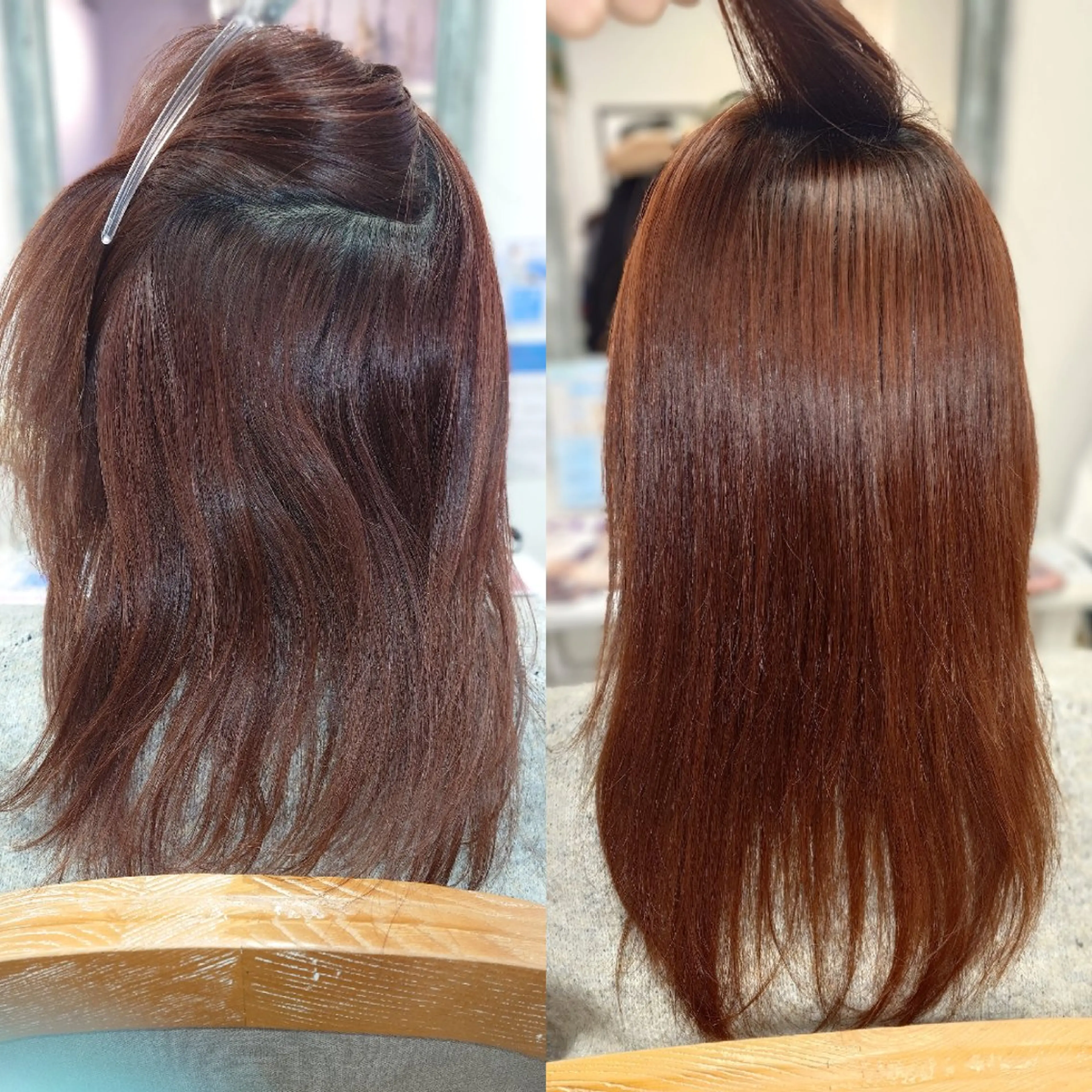 ミディアム 髪質改善 縮毛矯正 tico 🌱shiori🌱のヘアスタイル