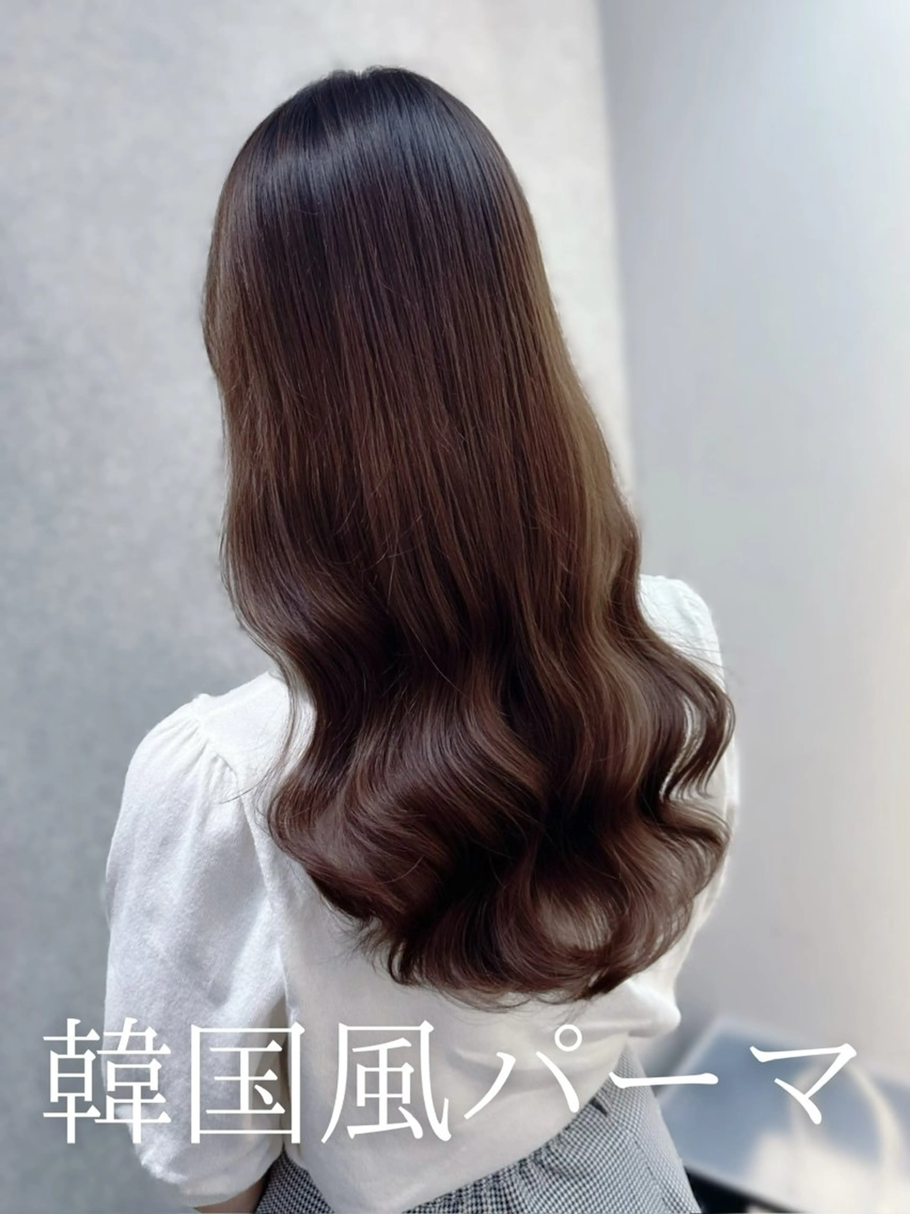 セミロング 韓国風パーマ/ 韓国ヘア/大森千寛のヘアスタイル