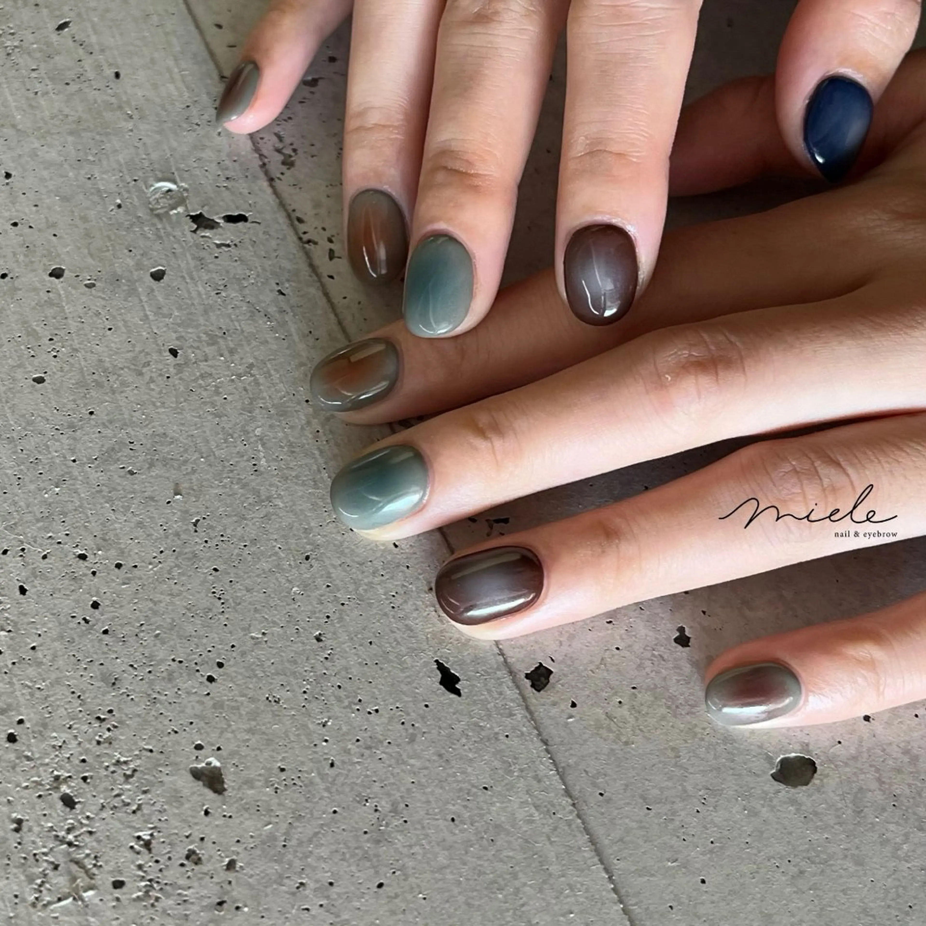 ネイル miele【ミエレ】 海外シンプルデザインのネイルデザイン