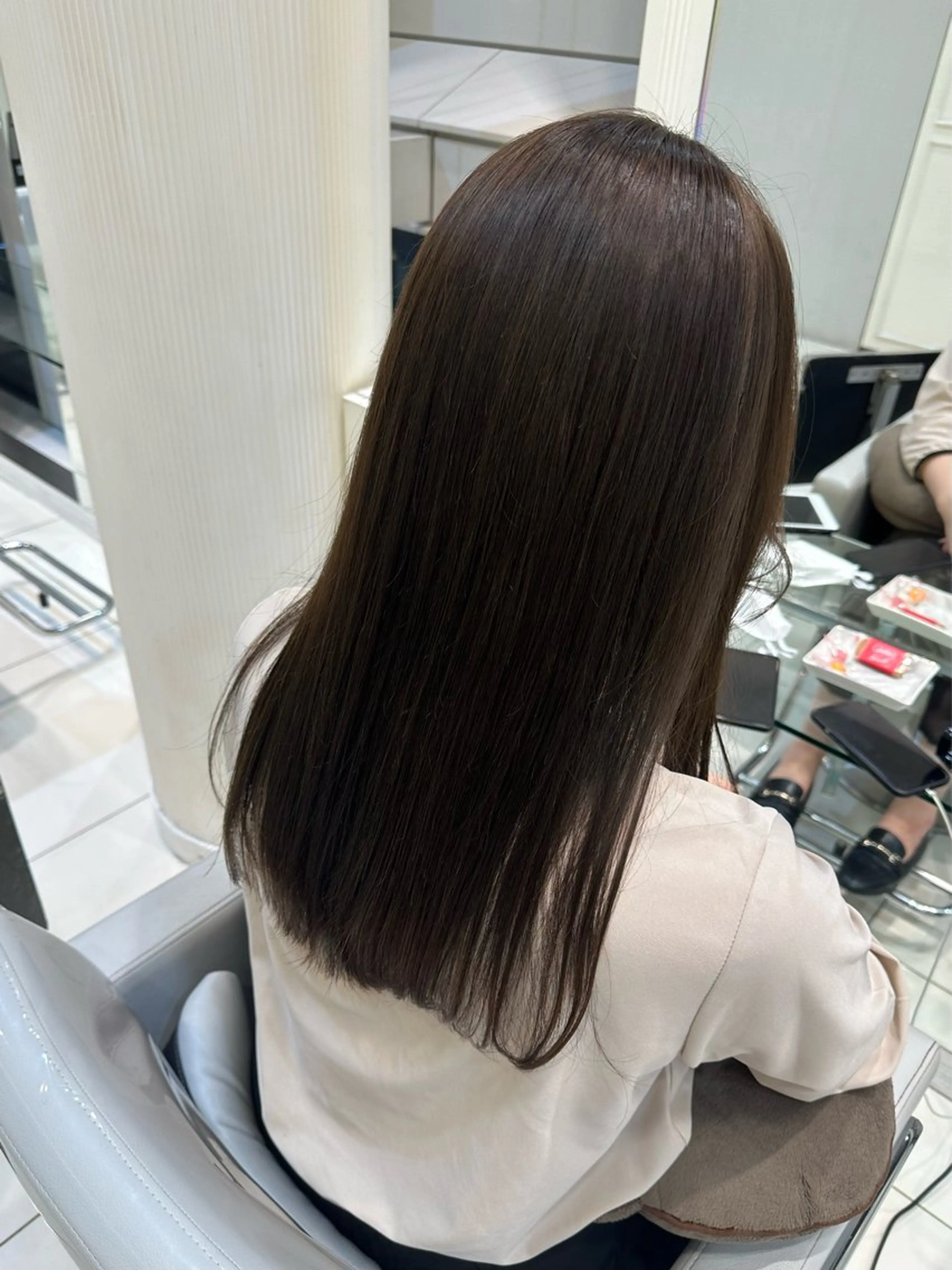 セミロング カット ヘアカラー トリートメント ︎︎☁🧺チヒロ モデル募集🧺︎︎☁のヘアスタイル