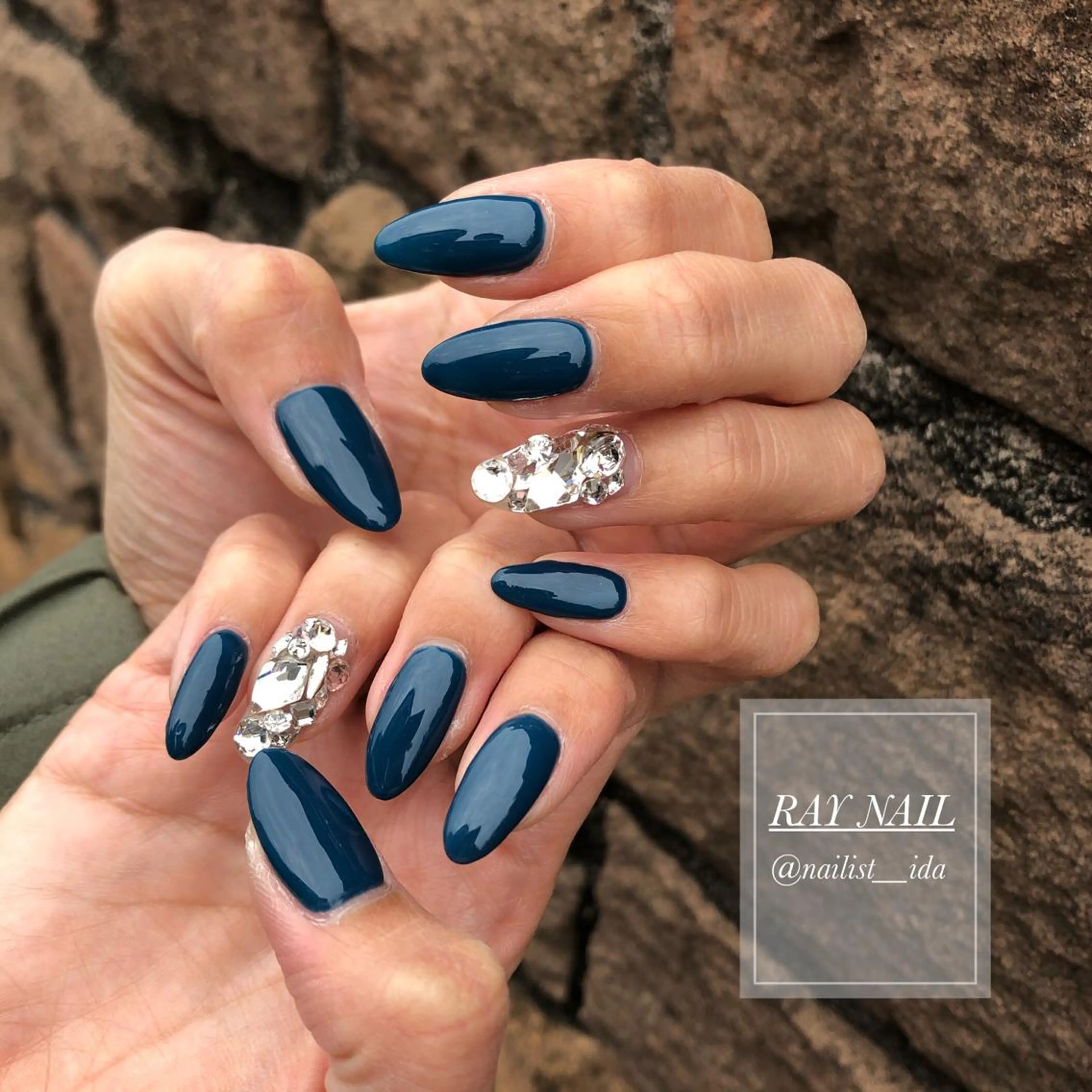 ネイル ワンカラーネイル Arowa 伊田のネイルデザイン