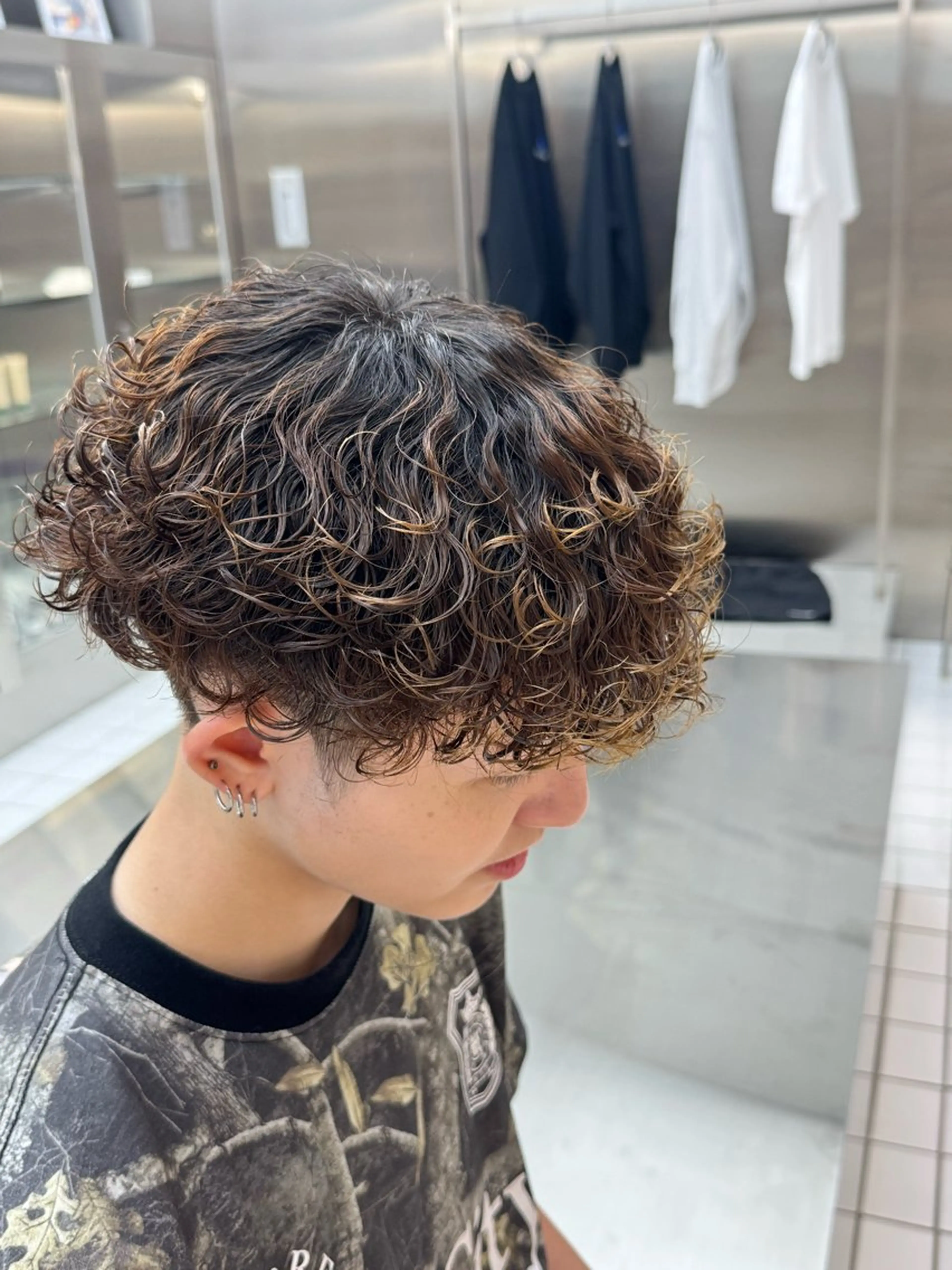 ショート パーマ カット パーマ fifth 児玉達哉 当日予約🙆のヘアスタイル