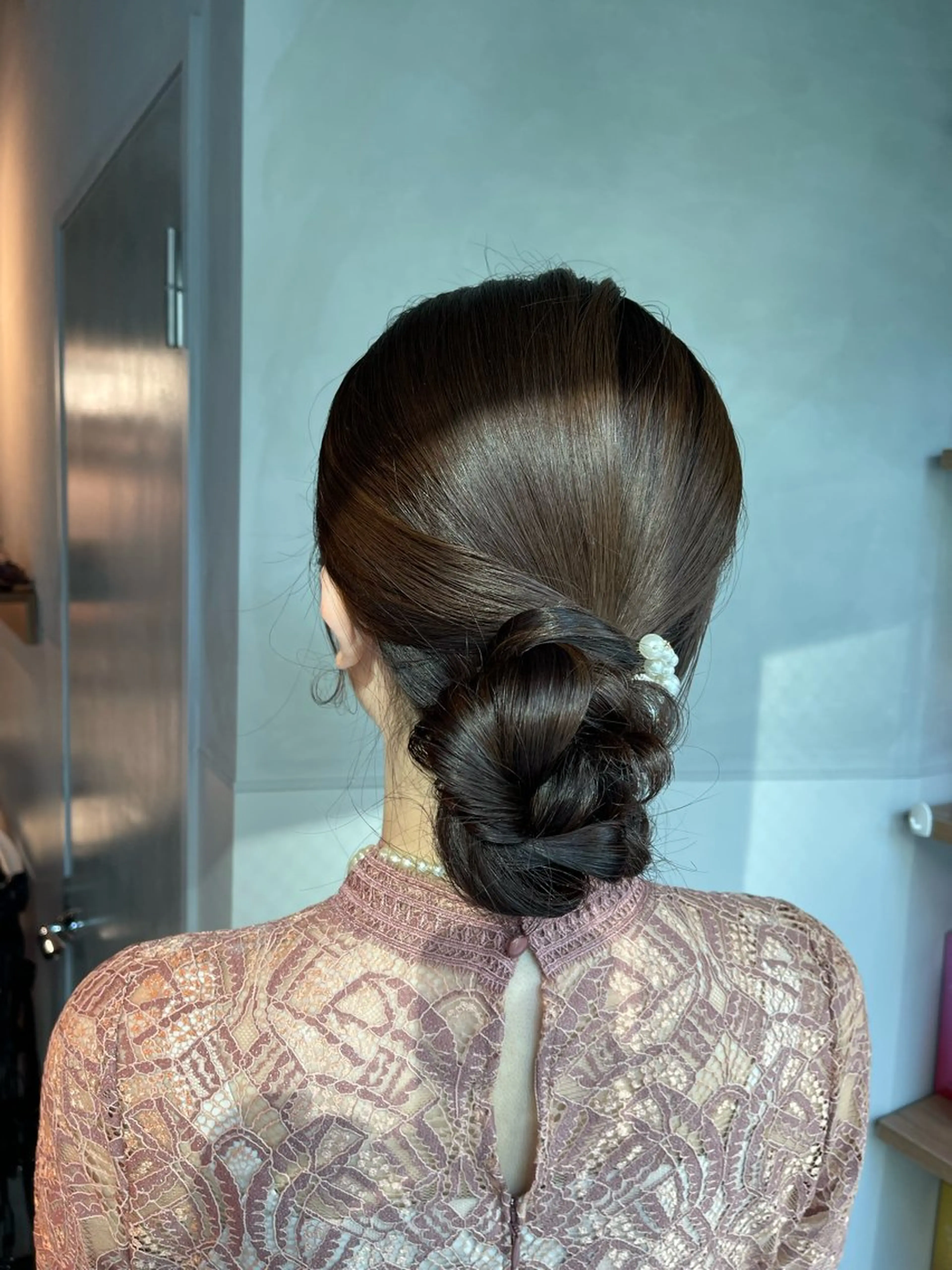 ヘアアレンジ 結婚式・ブライダル デート 卒業式のヘアスタイル ヘアセット charm《銀座》 ヘアセット/縮毛矯正のヘアスタイル