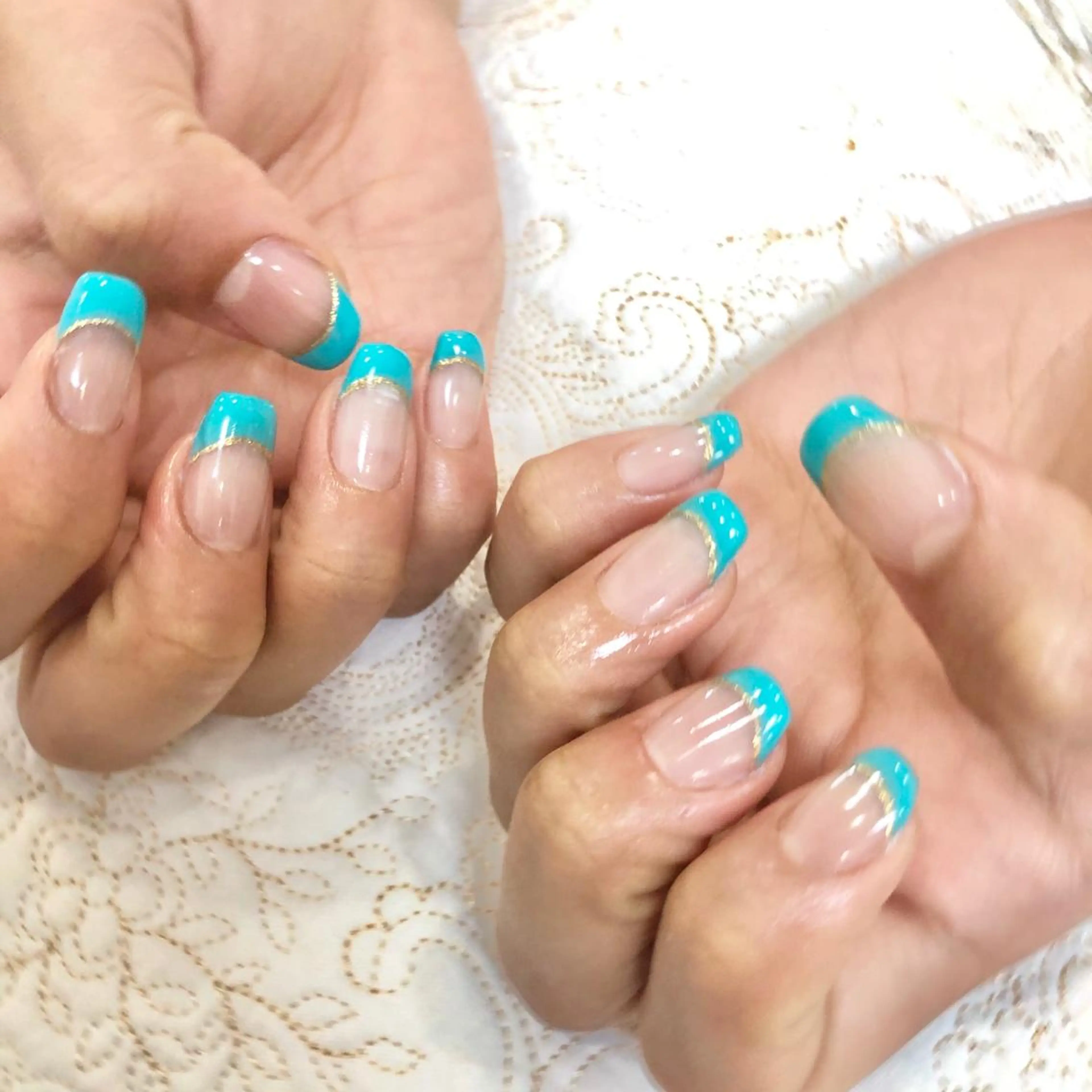 ネイル フレンチネイル 🎀AYAKO 🎀中韓ネイルのネイルデザイン