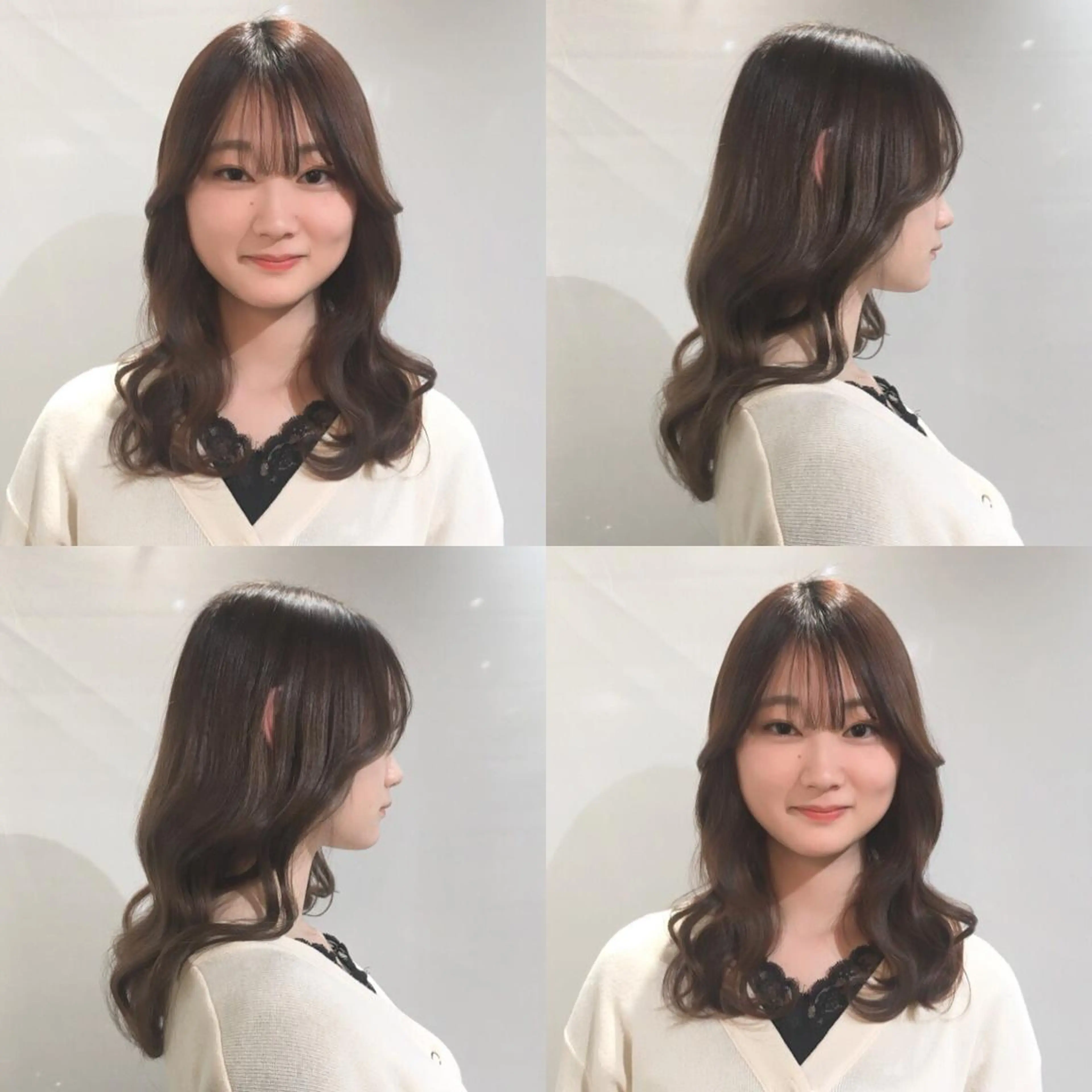 ロング カラー ヘアアレンジ オルチャンヘア 柔らか垢抜けｶﾗｰと ｶｯﾄ🫧ASUKAのヘアスタイル