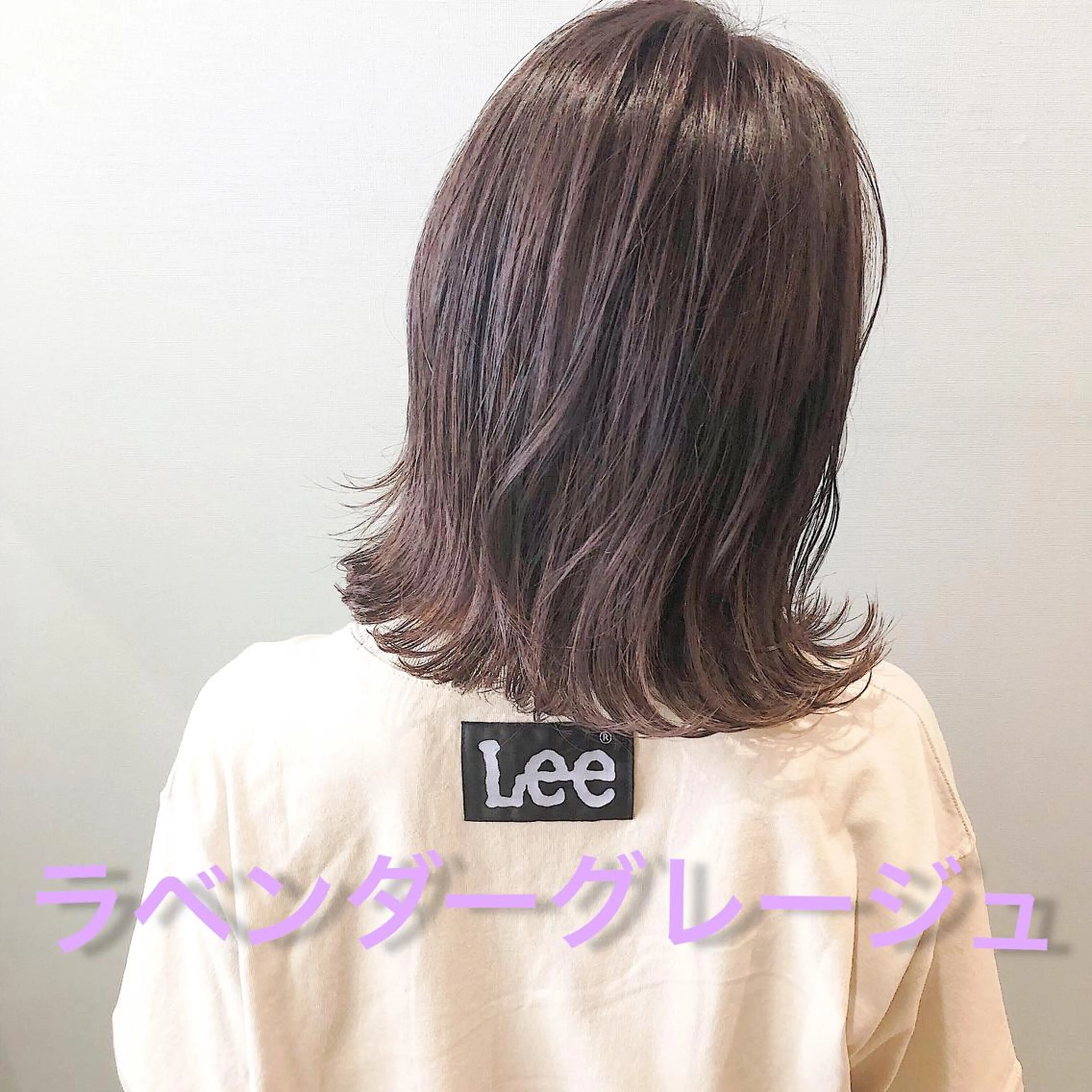 カラー グレージュ ラベンダーカラー ラベンダーグレージュ ラベンダーグレー 外国人風カラー 美髪専門サロン kazuのヘアスタイル