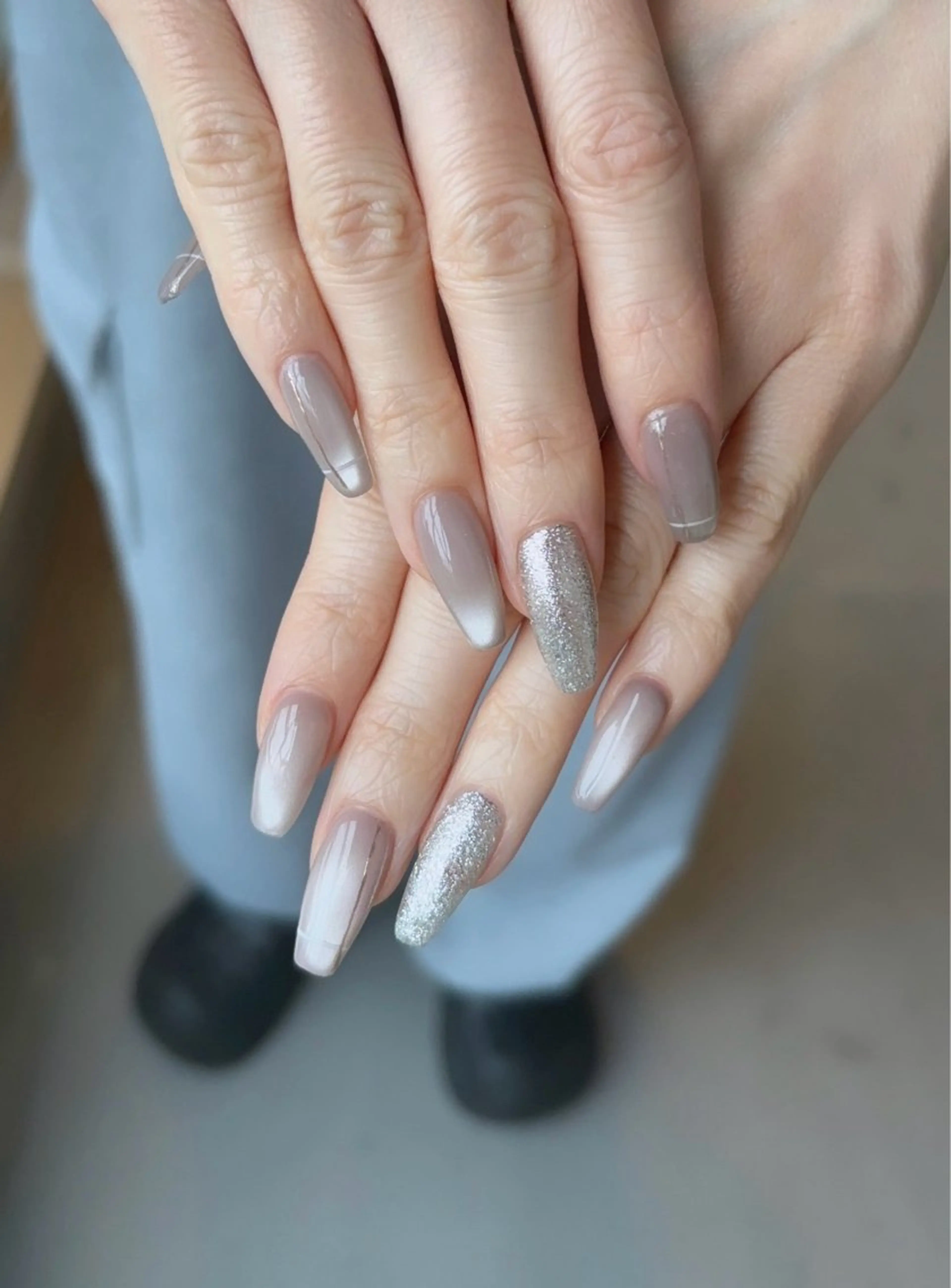 ネイル ジェルネイル マグネットネイル nonno. ayumiのネイルデザイン