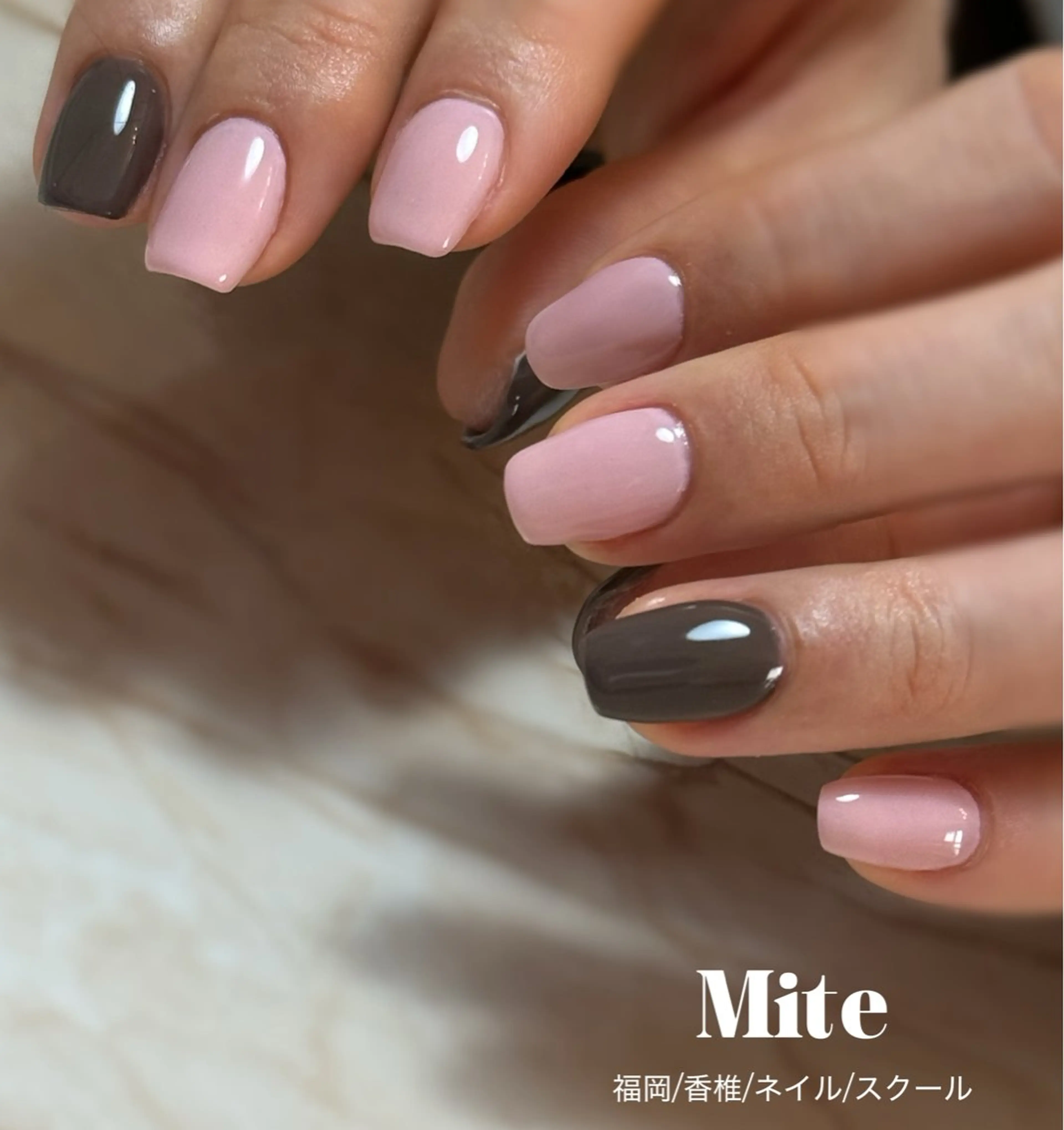 ネイル バレンタイン ハンドネイル Mite ミテのネイルデザイン