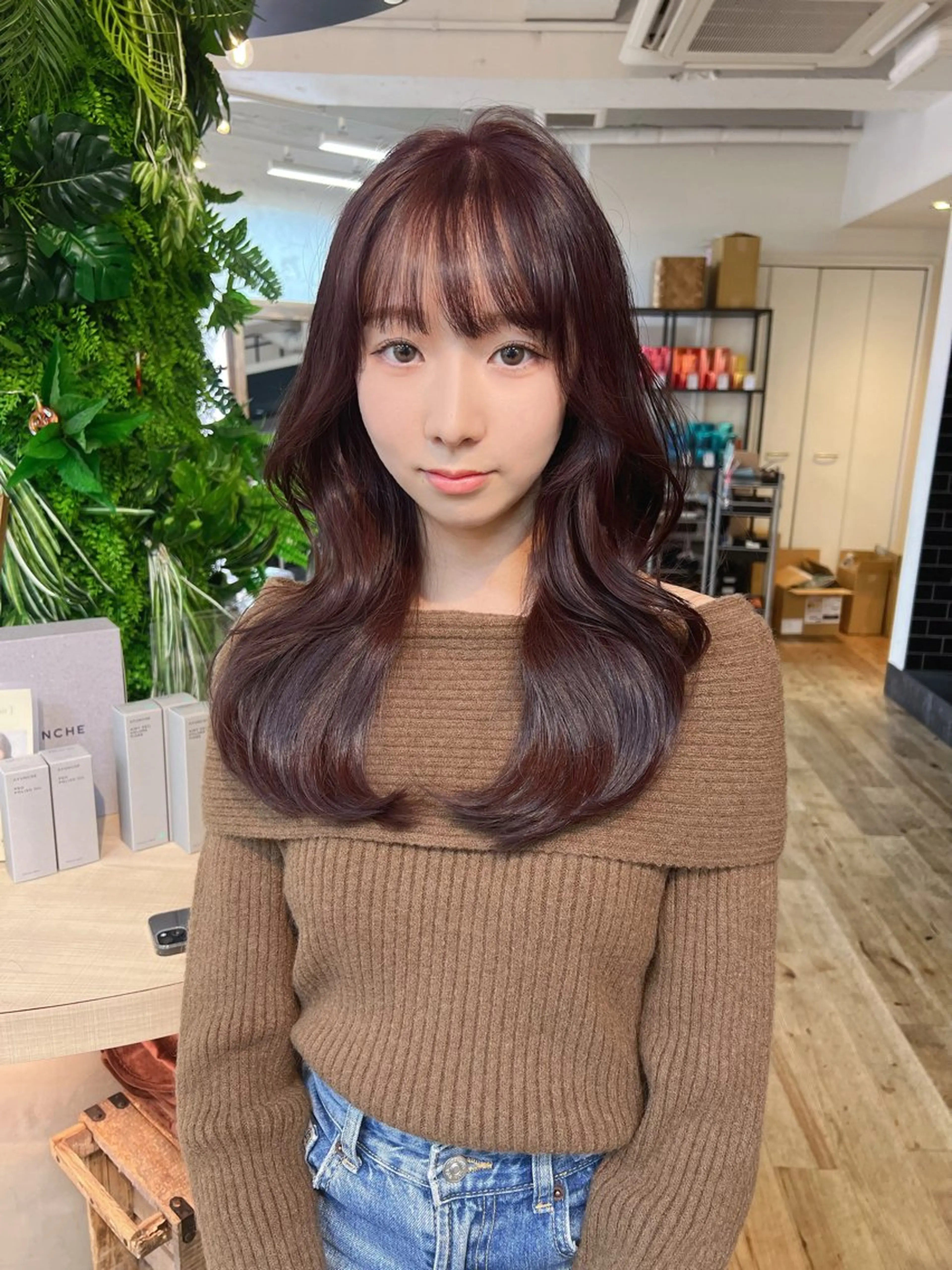 ロング カラー ブリーチ ダブルカラー ブリーチなしカラー くびれヘア レイヤーカット カット ヘアカラー 🩶レイヤーカット/ さわ🩶のヘアスタイル