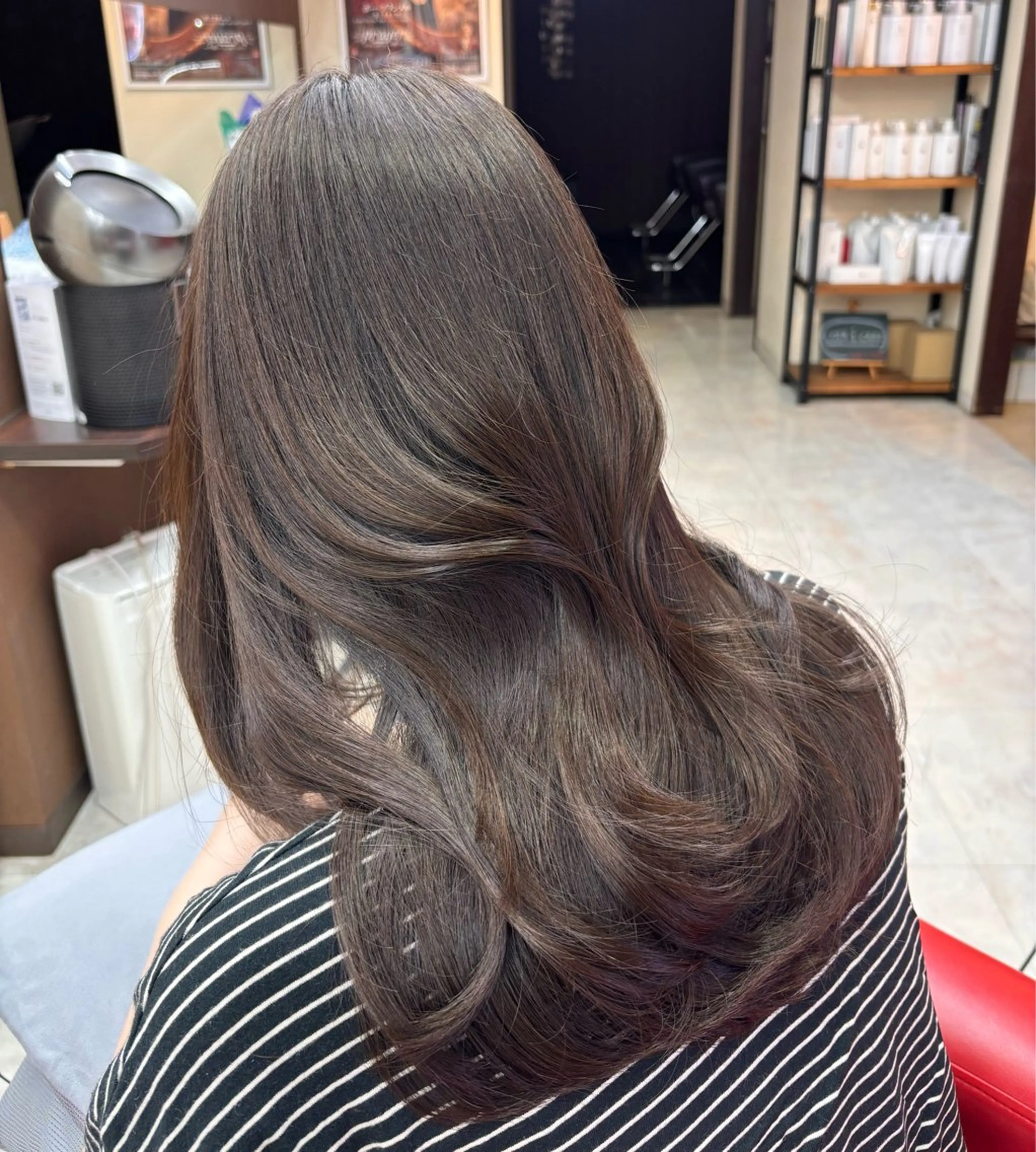セミロング カラー ️髪質改善luce /美髪矯正🎀こゆきのヘアスタイル