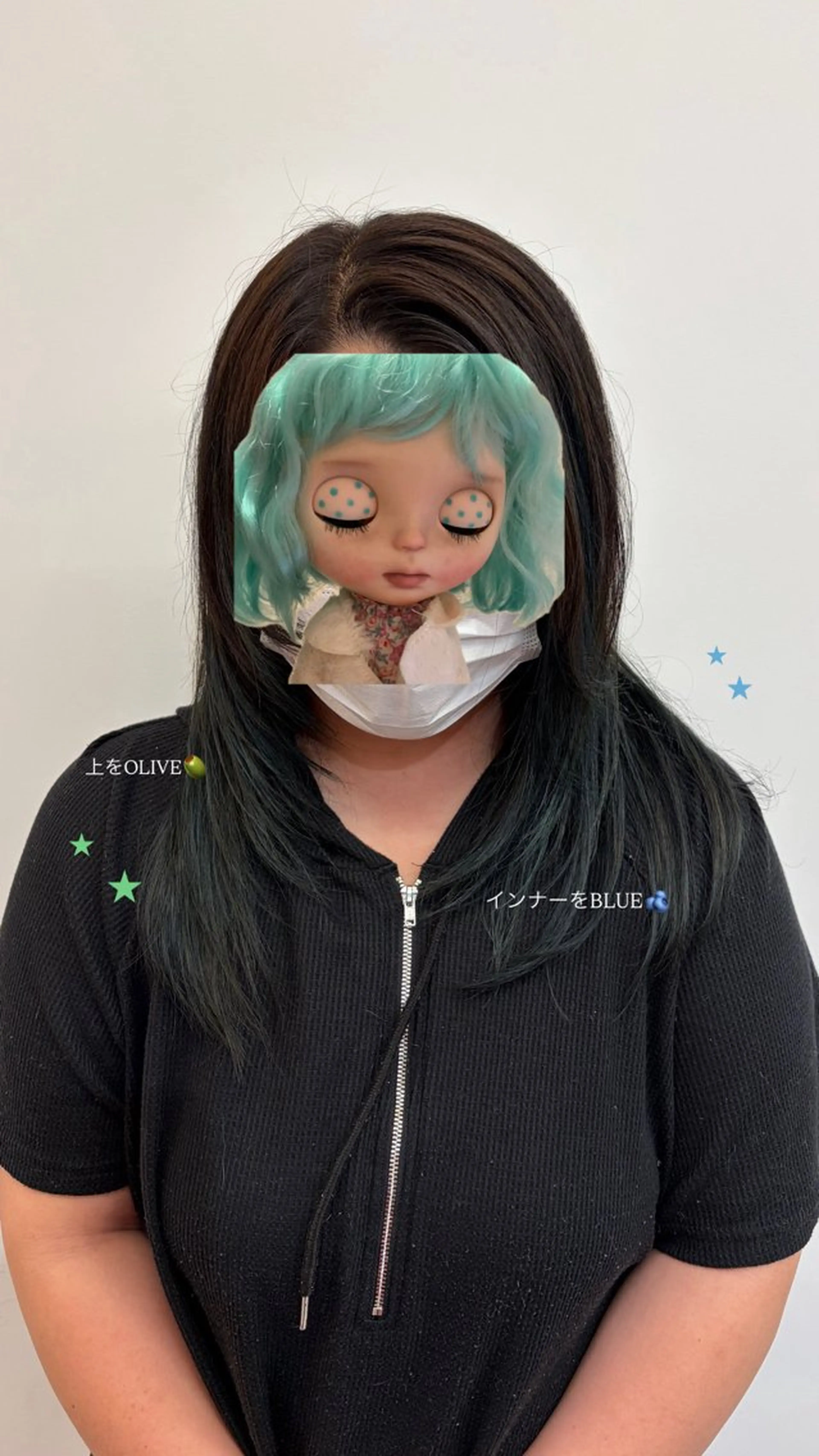 カラー インナーカラー LOA Riaのヘアスタイル