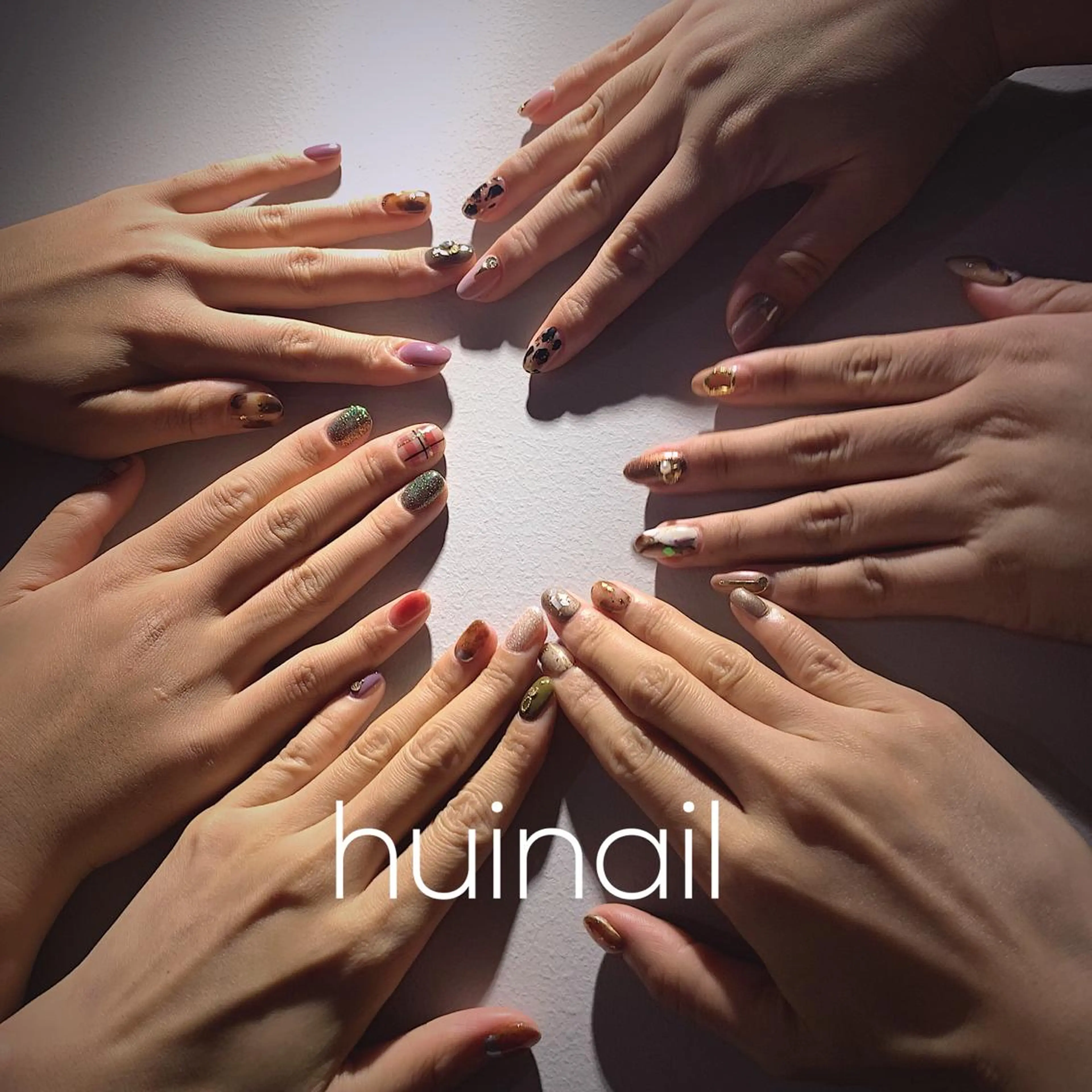 ショート めぐみのネイルサロン スタッフ練習のネイルデザイン