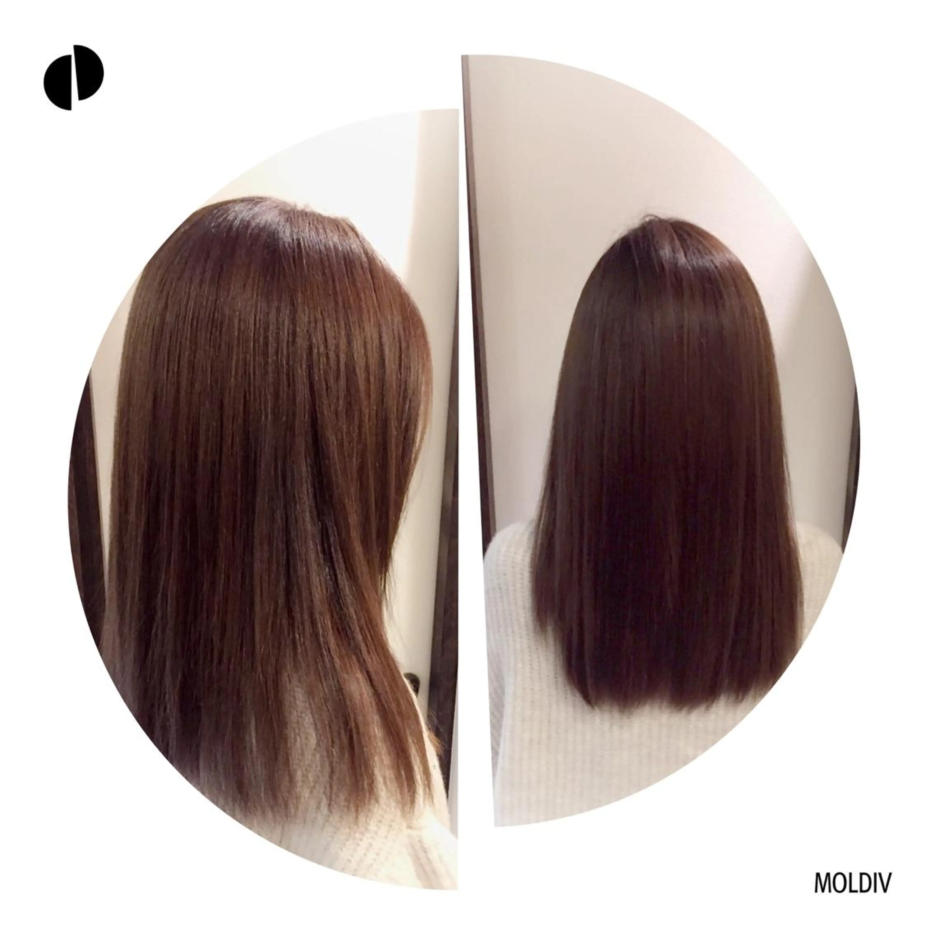 セミロング ロング カラー グレージュ ✨縮毛矯正✨髪質改善 ナカシマ ユミのヘアスタイル