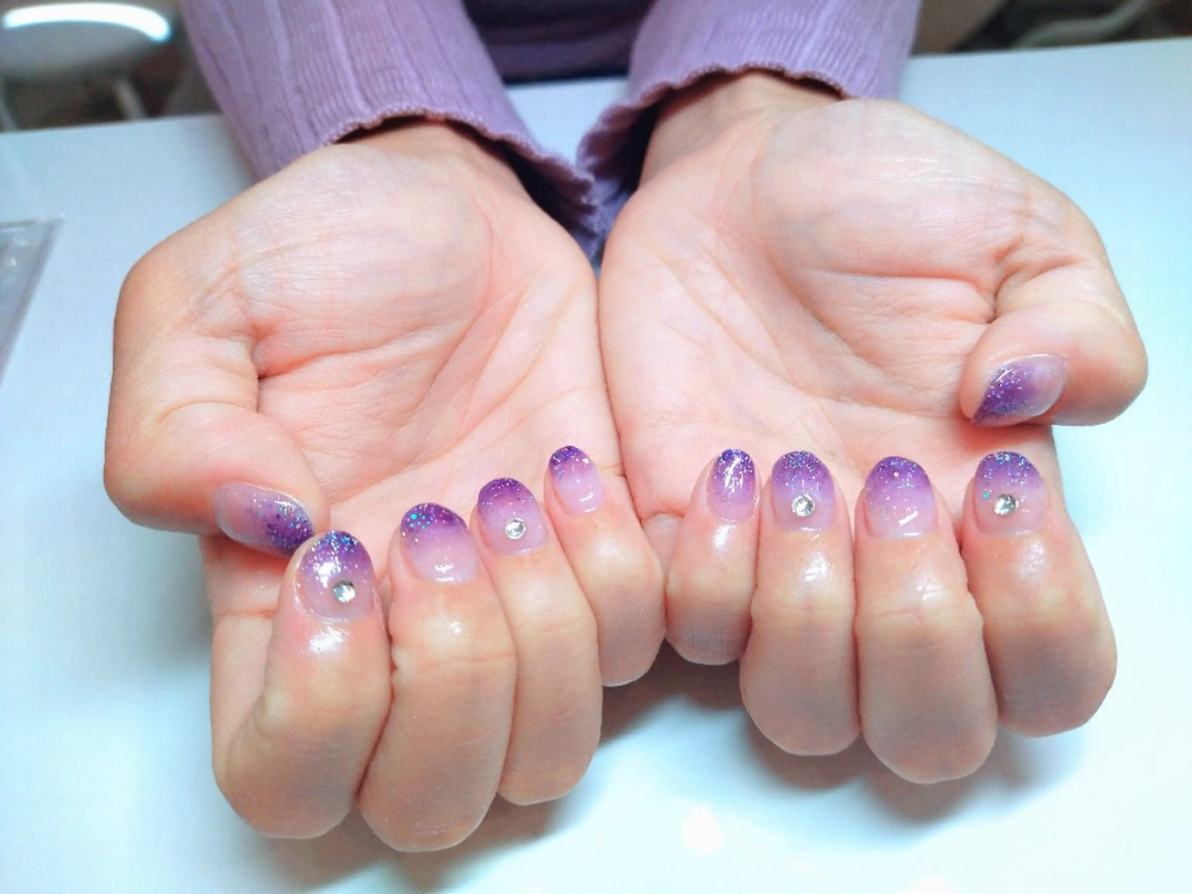 ネイル ハンドネイル 鐙 桃華のネイルデザイン