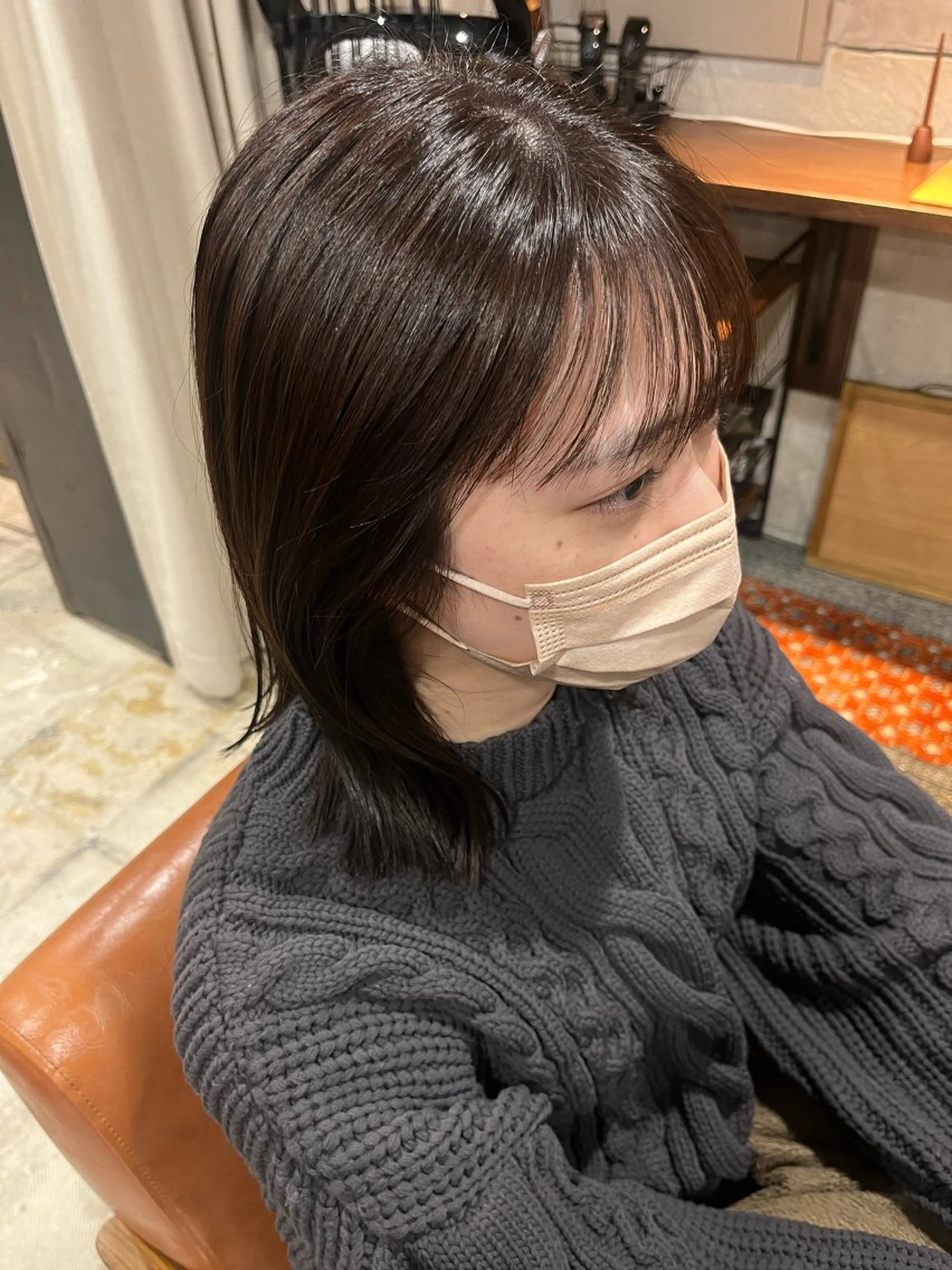 カラー グレージュ niche くるみ🩰のヘアスタイル