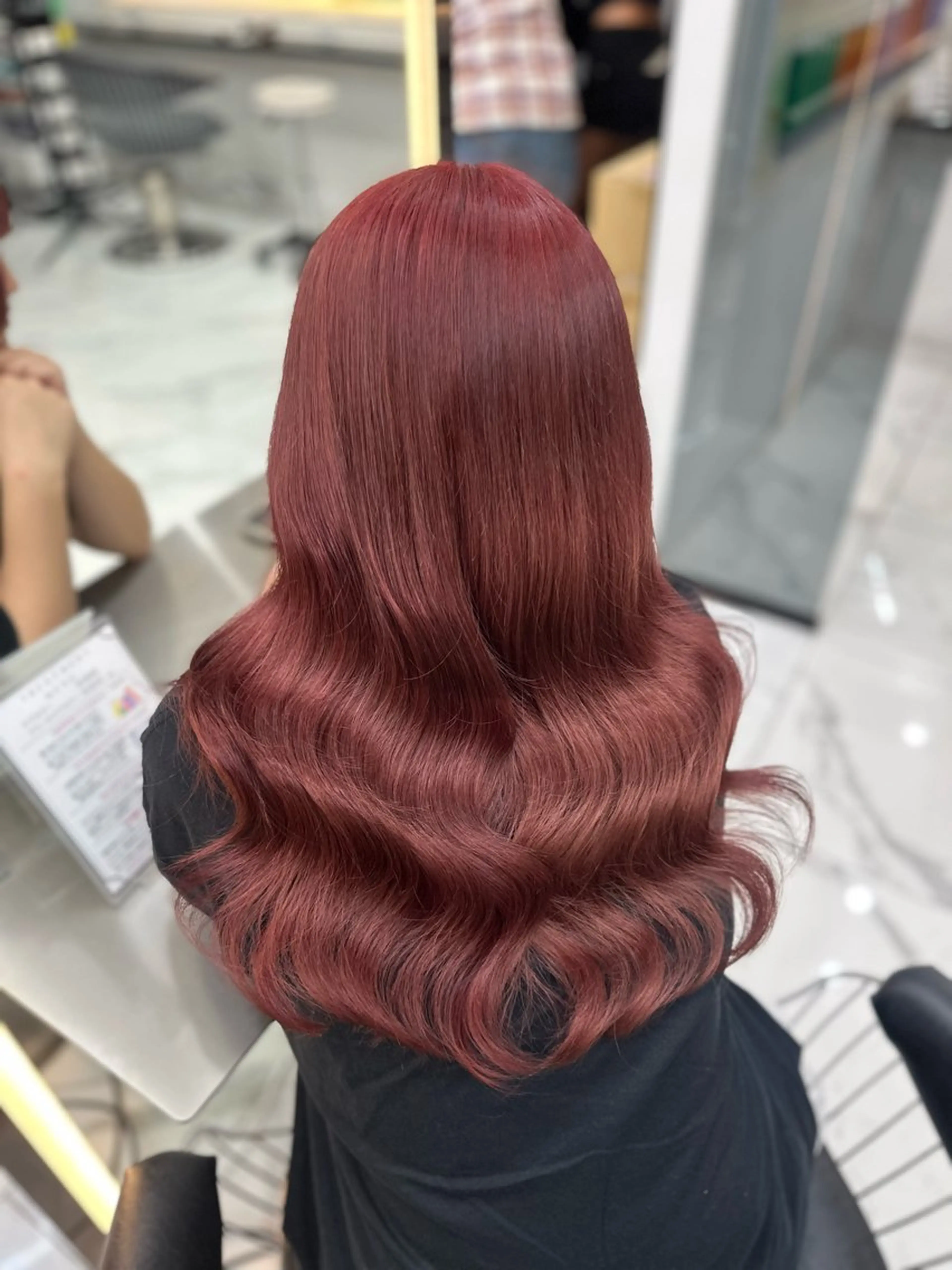 セミロング カラー ヘアカラー トリートメント 【Lapis 渋谷本店】りかのヘアスタイル