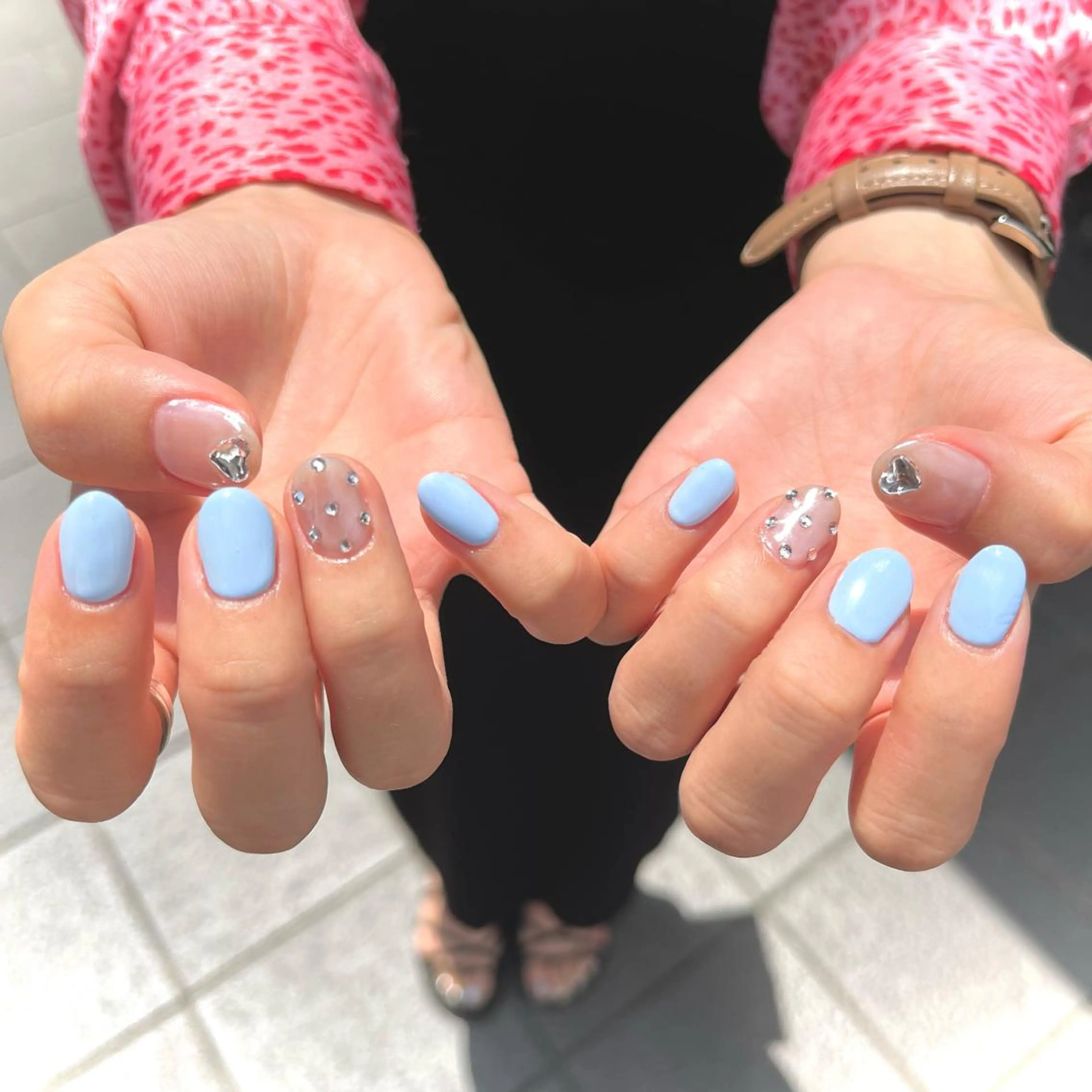 ネイル ハンドネイル ☁️BLITZ 🎀笠原雪音🎀のネイルデザイン