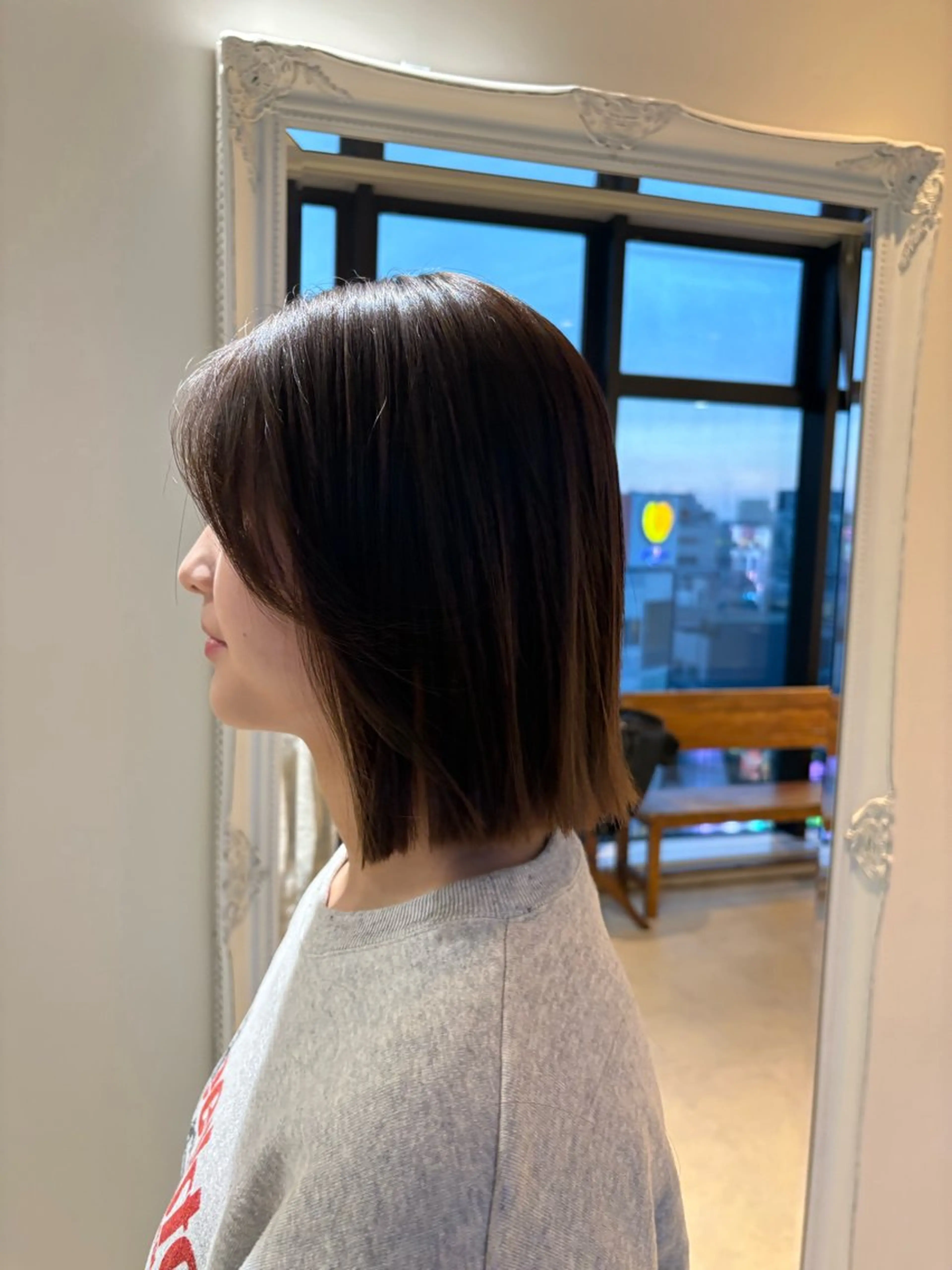 ショート ✨艶髪／透明感カラー ミユ💜のヘアスタイル