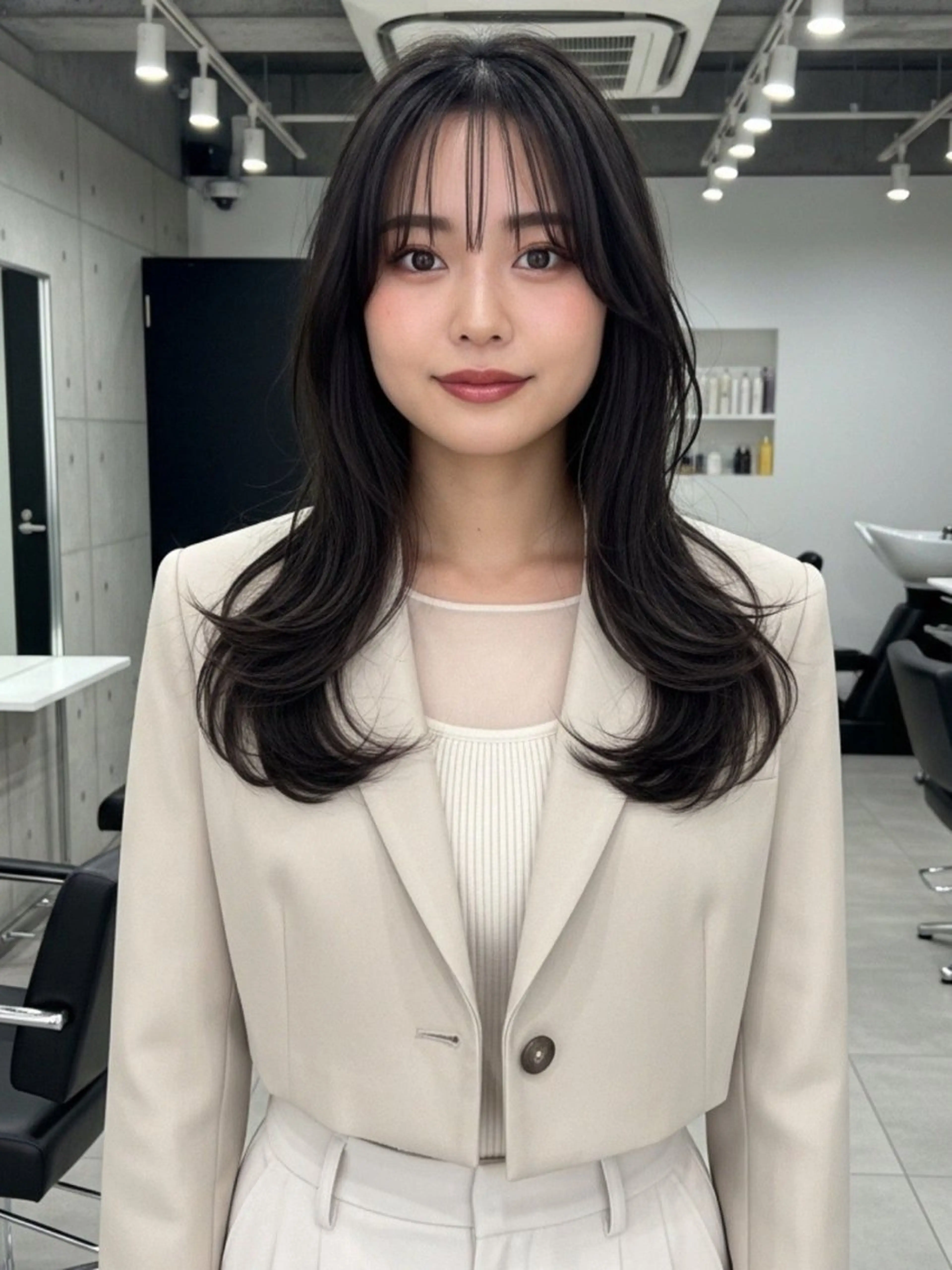 ロング 似合わせボブ✖️ 韓国レイヤー✨小関のヘアスタイル