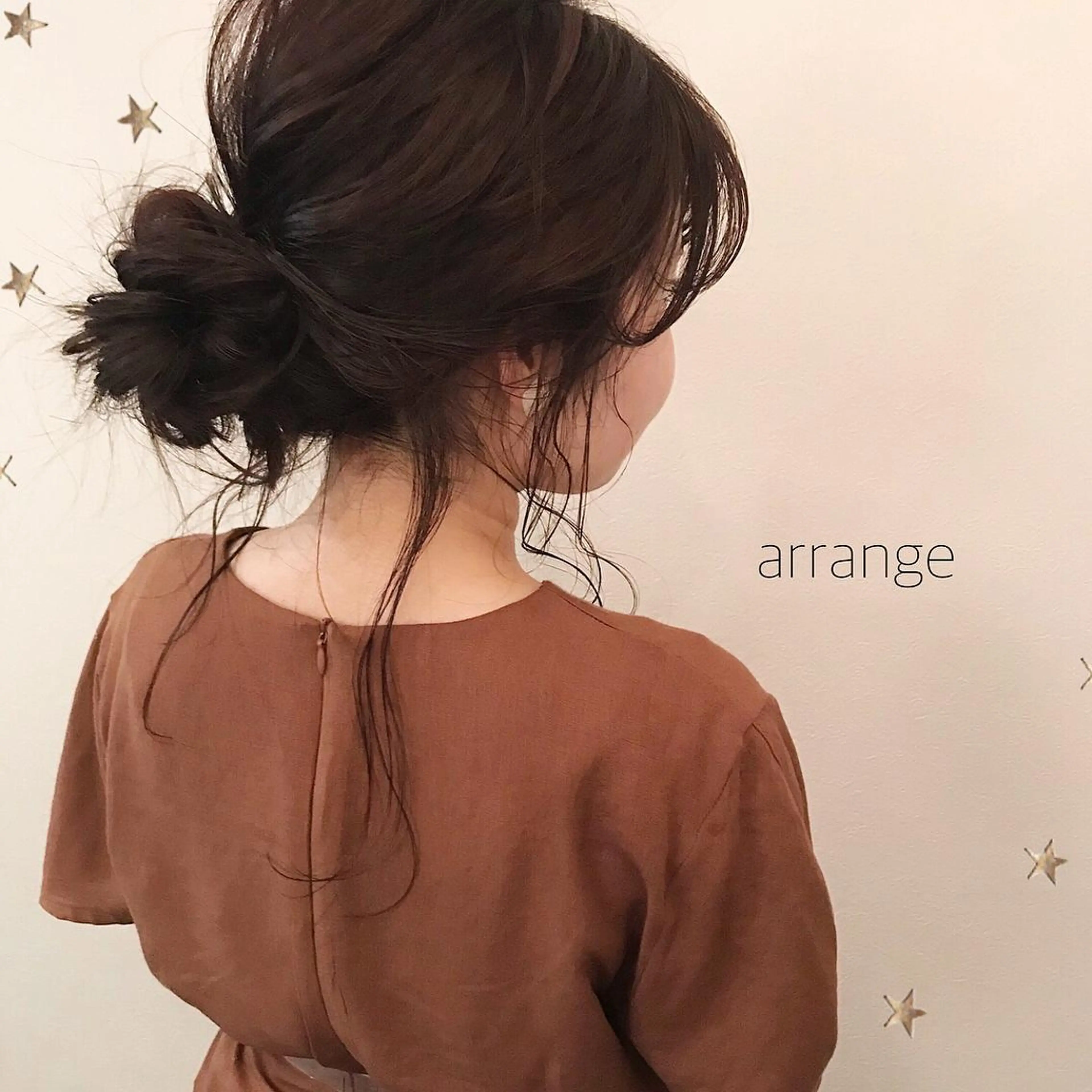 セミロング ヘアアレンジ 市川 千夏のヘアスタイル