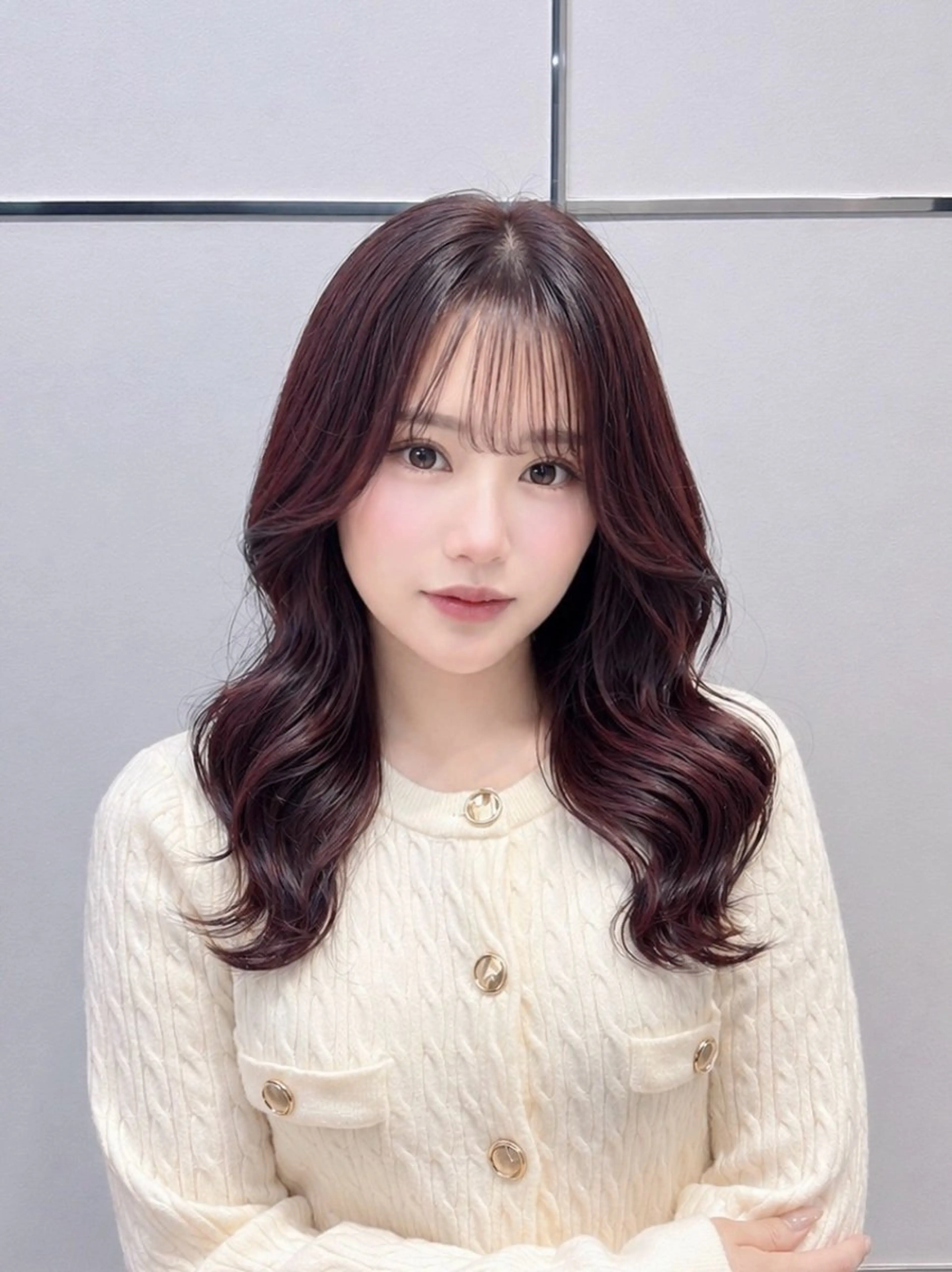 セミロング カラー ヘアカラー 🫧Maho【浦和】 艶カラー/ヘアメ🫧のヘアスタイル