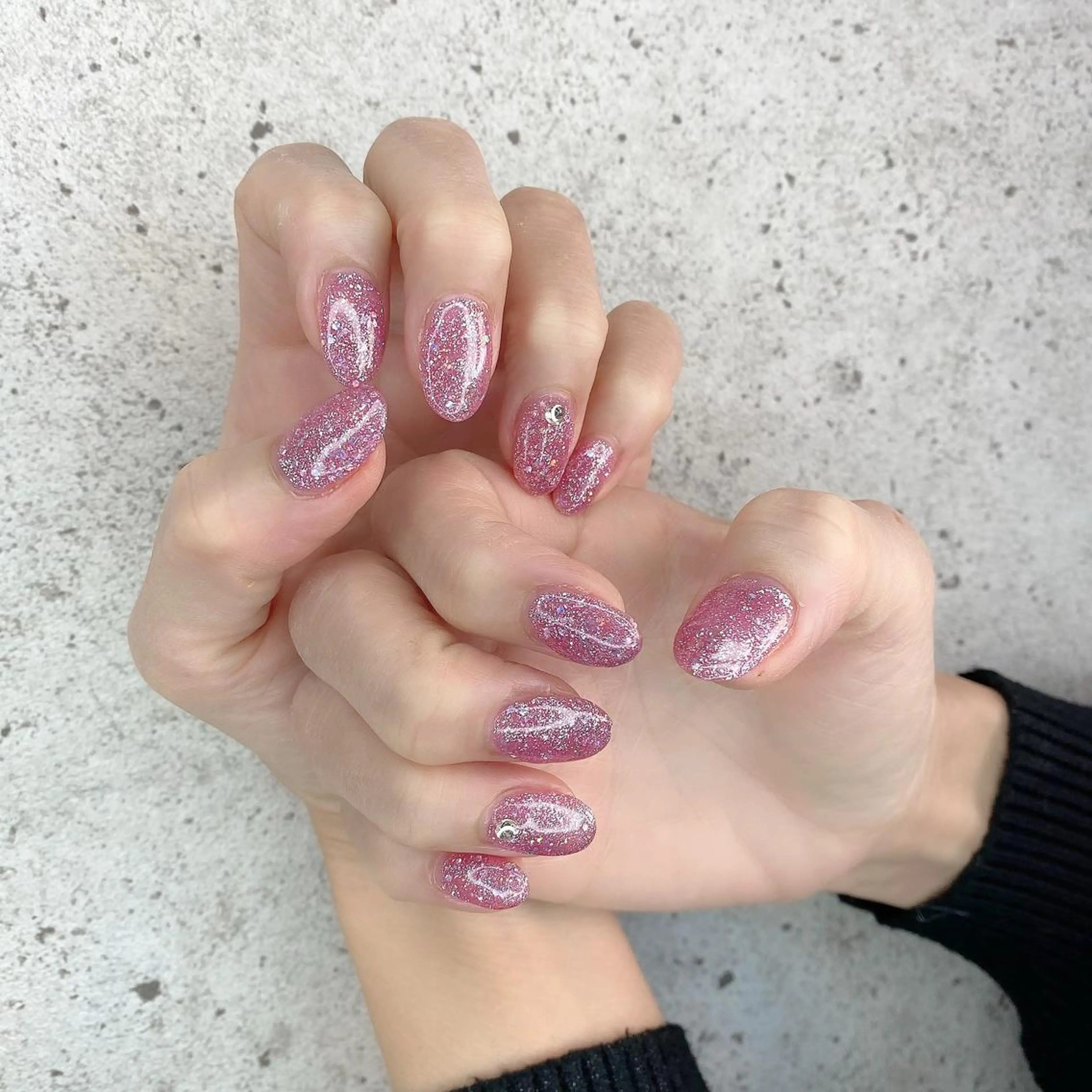 セミロング カラー パーマ ヘアアレンジ メンズ キッズ ネイル マツエク・マツパ Salon Ｋのネイルデザイン