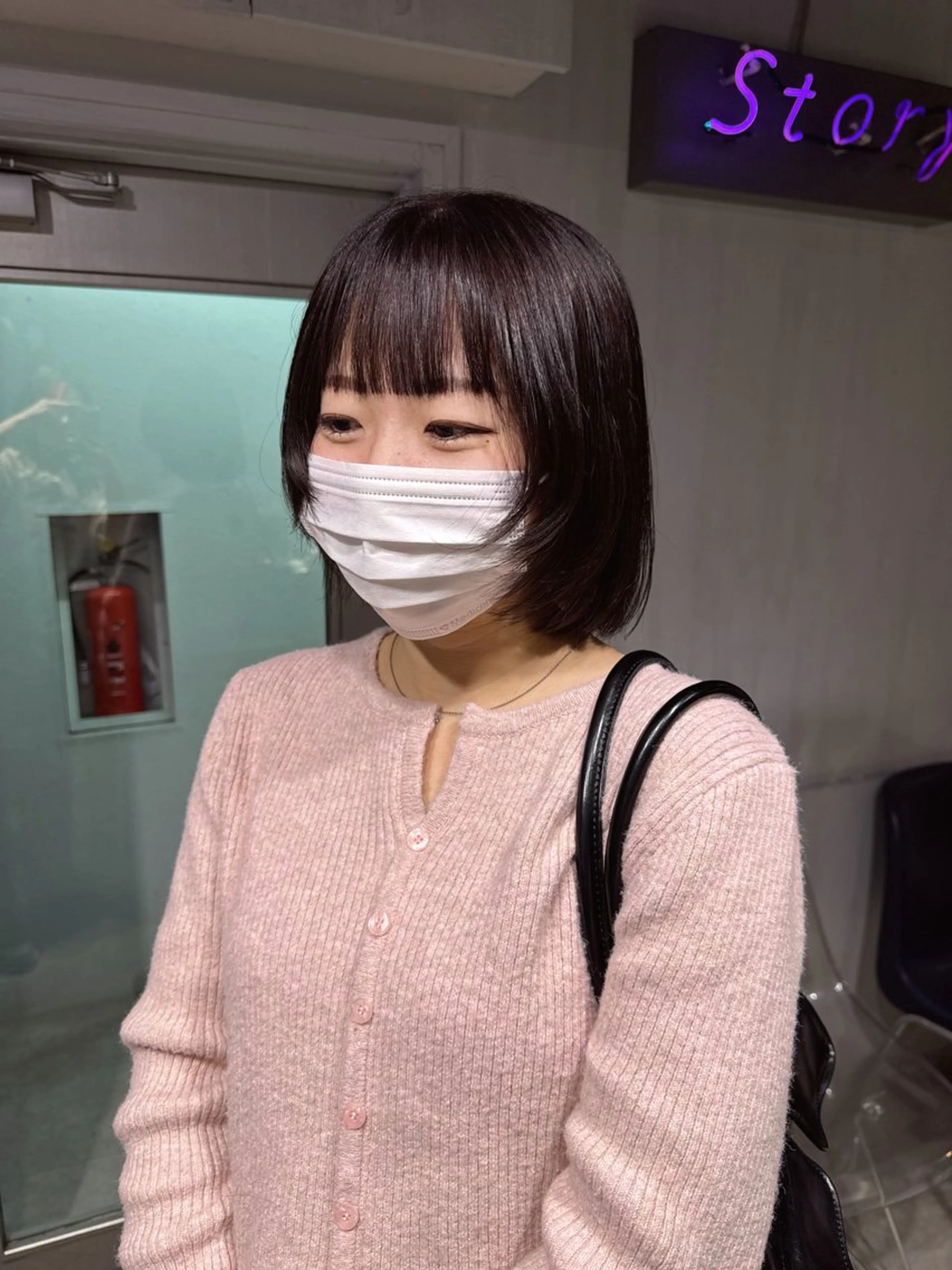 ショート カラー カット ヘアカラー NANAMI🩵 大人可愛い韓国ヘアのヘアスタイル