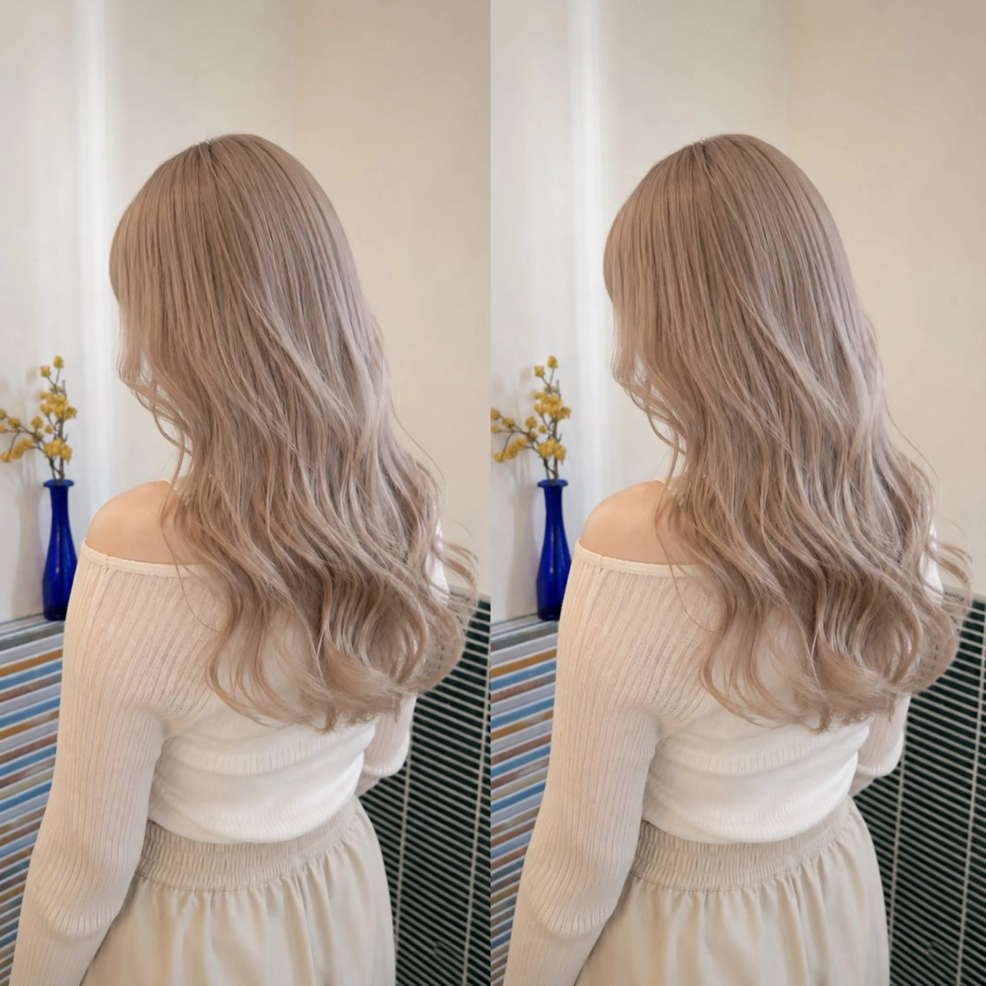 セミロング カラー ヘアカラー カラー特化/ブリーチ 梅田中崎町/あかりのヘアスタイル