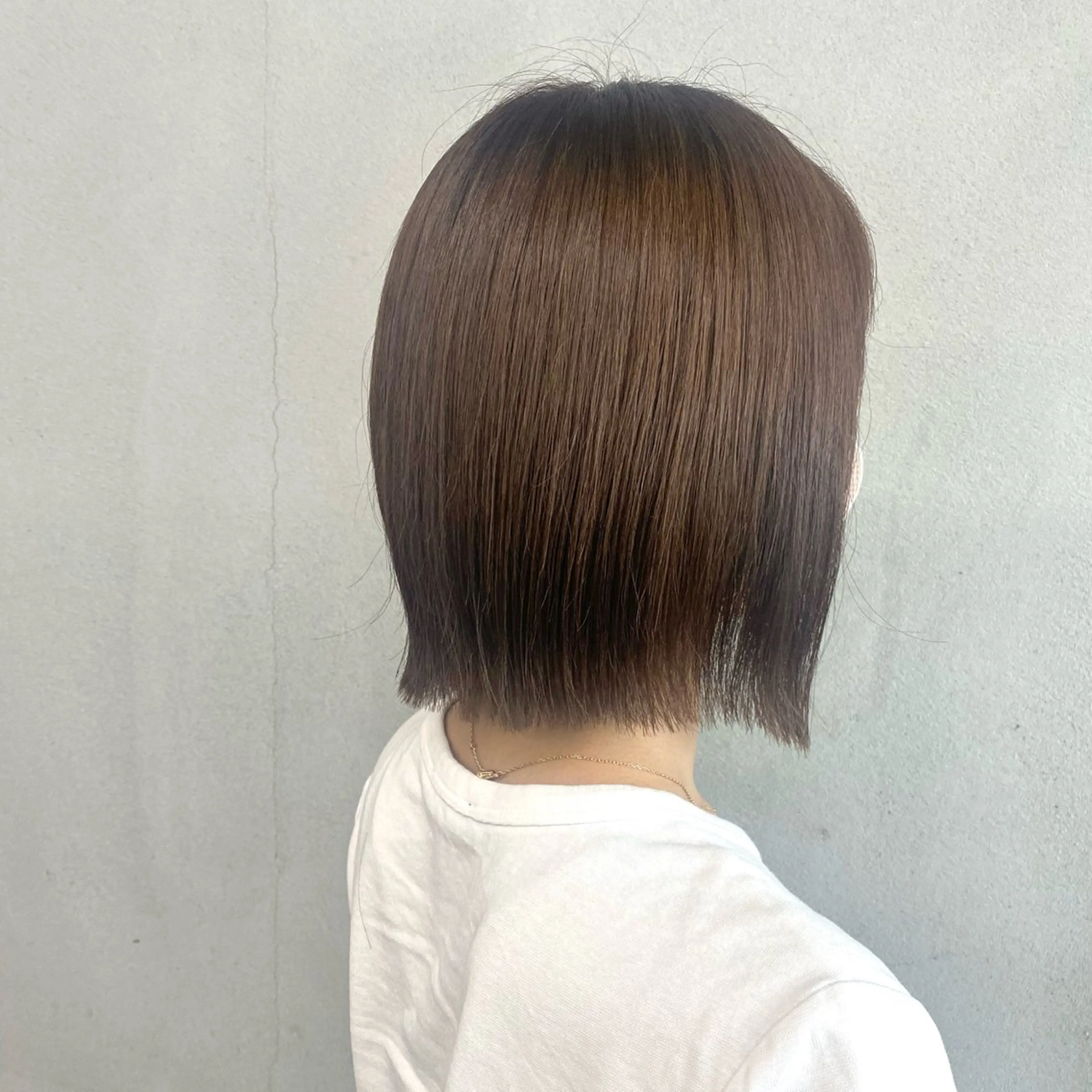 ショート カラー ヘアアレンジ 切りっぱなしボブ ボブ カット ヘアカラー トリートメント #tag 佐藤璃美のヘアスタイル