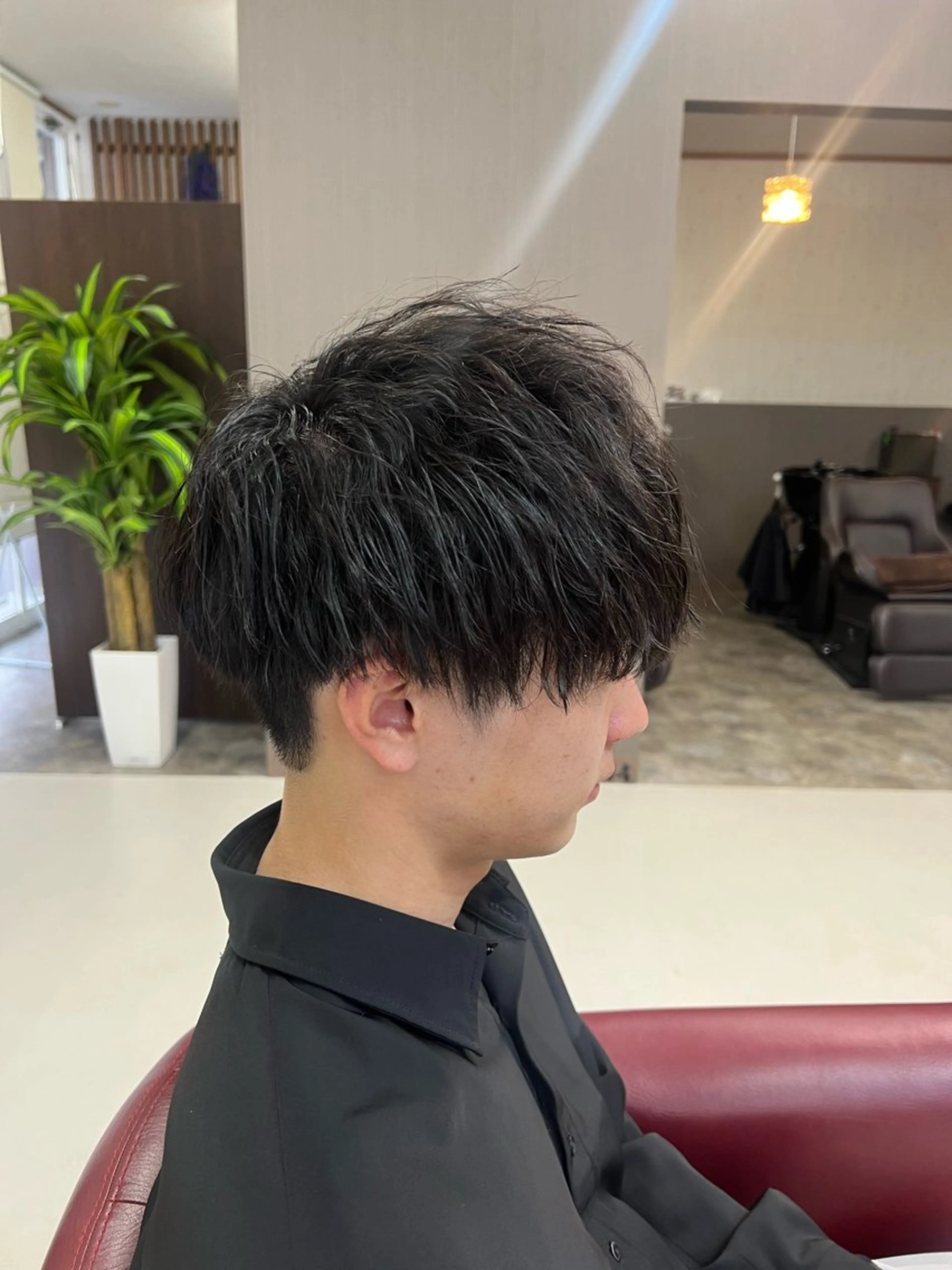 ショート パーマ メンズ KEN 🌟のヘアスタイル