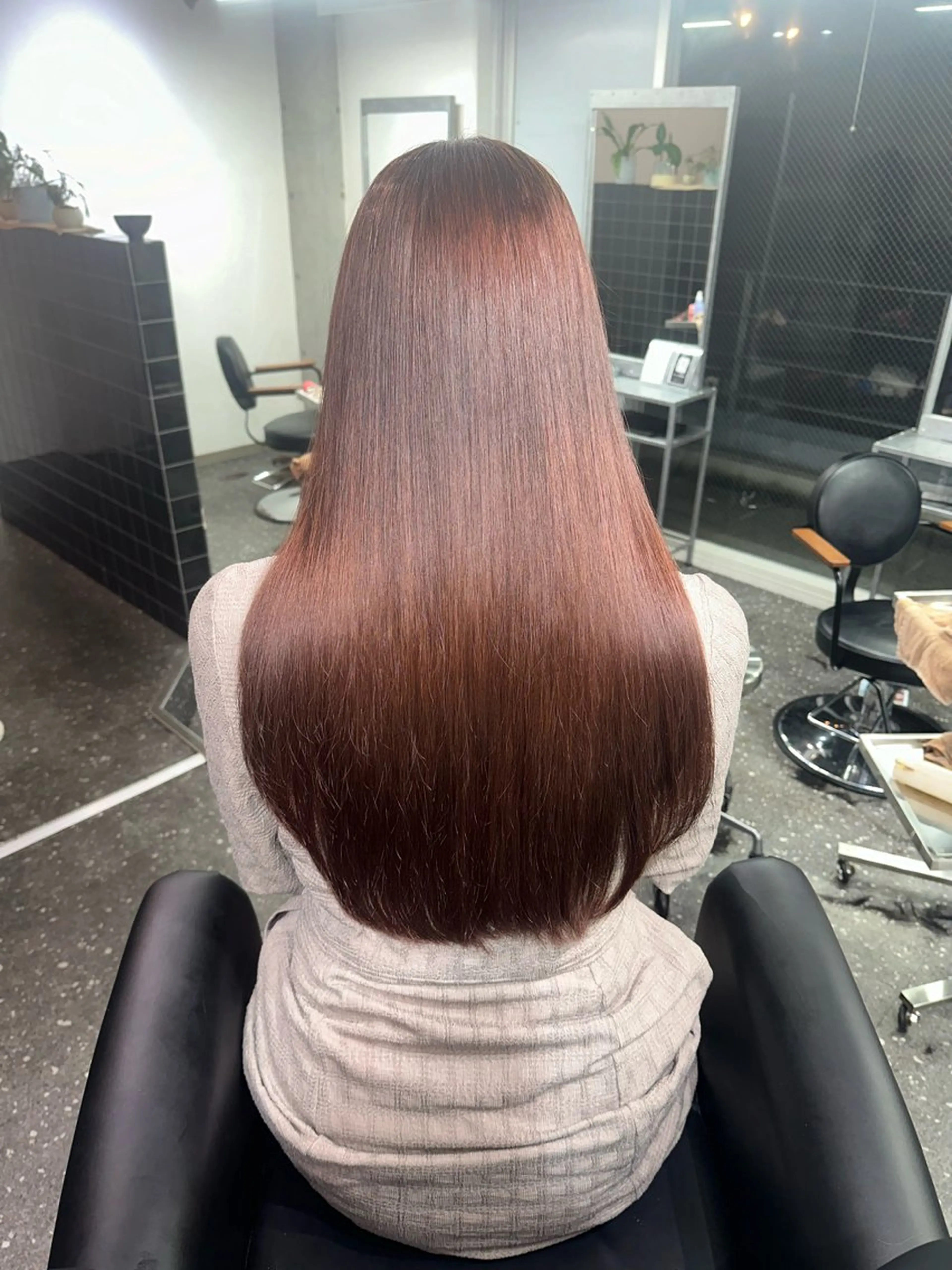 ロング パーマ カット 縮毛矯正 トリートメント 髪質改善⭐️縮毛矯正 中野⭐️Rinaのヘアスタイル